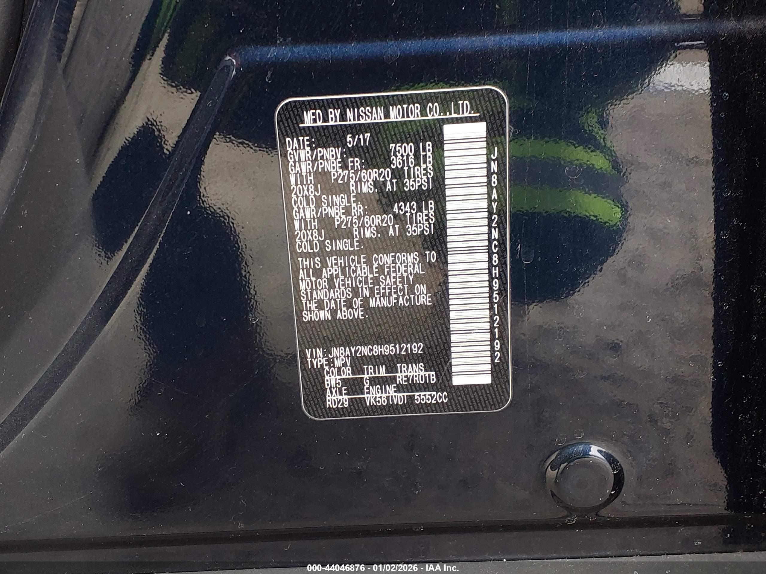 NISSAN ARMADA image 9