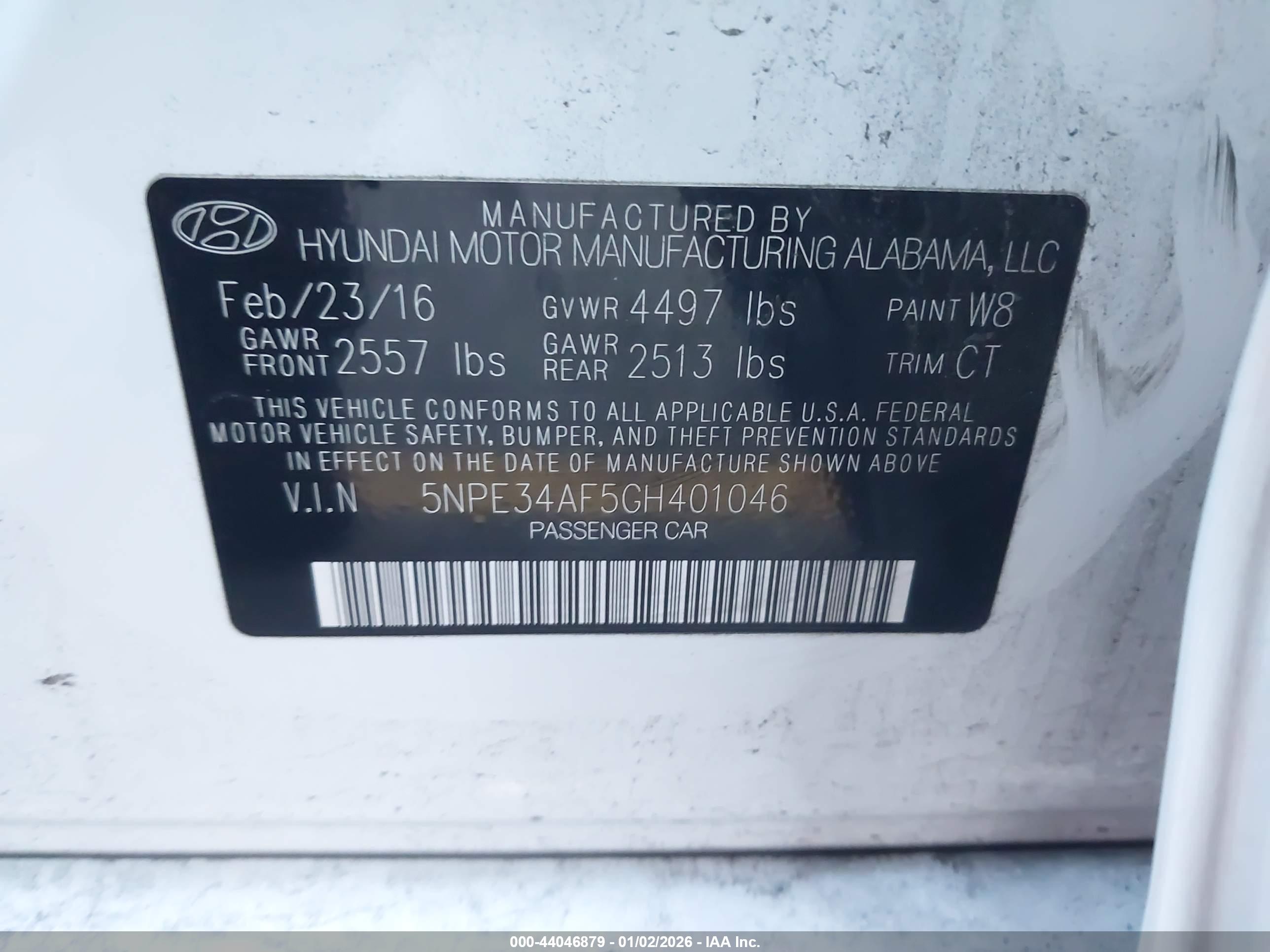 HYUNDAI SONATA image 9