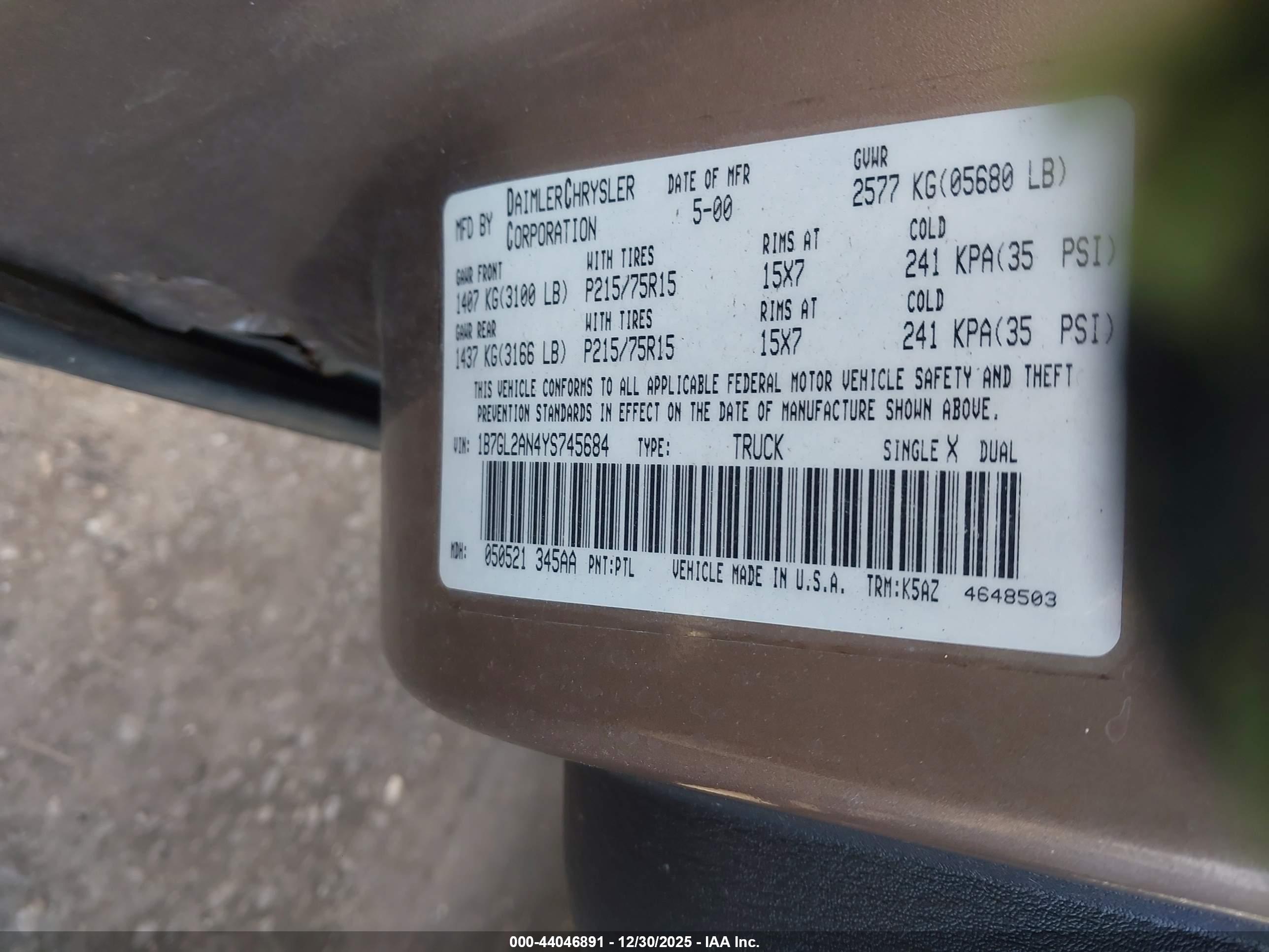 DODGE DAKOTA image 9