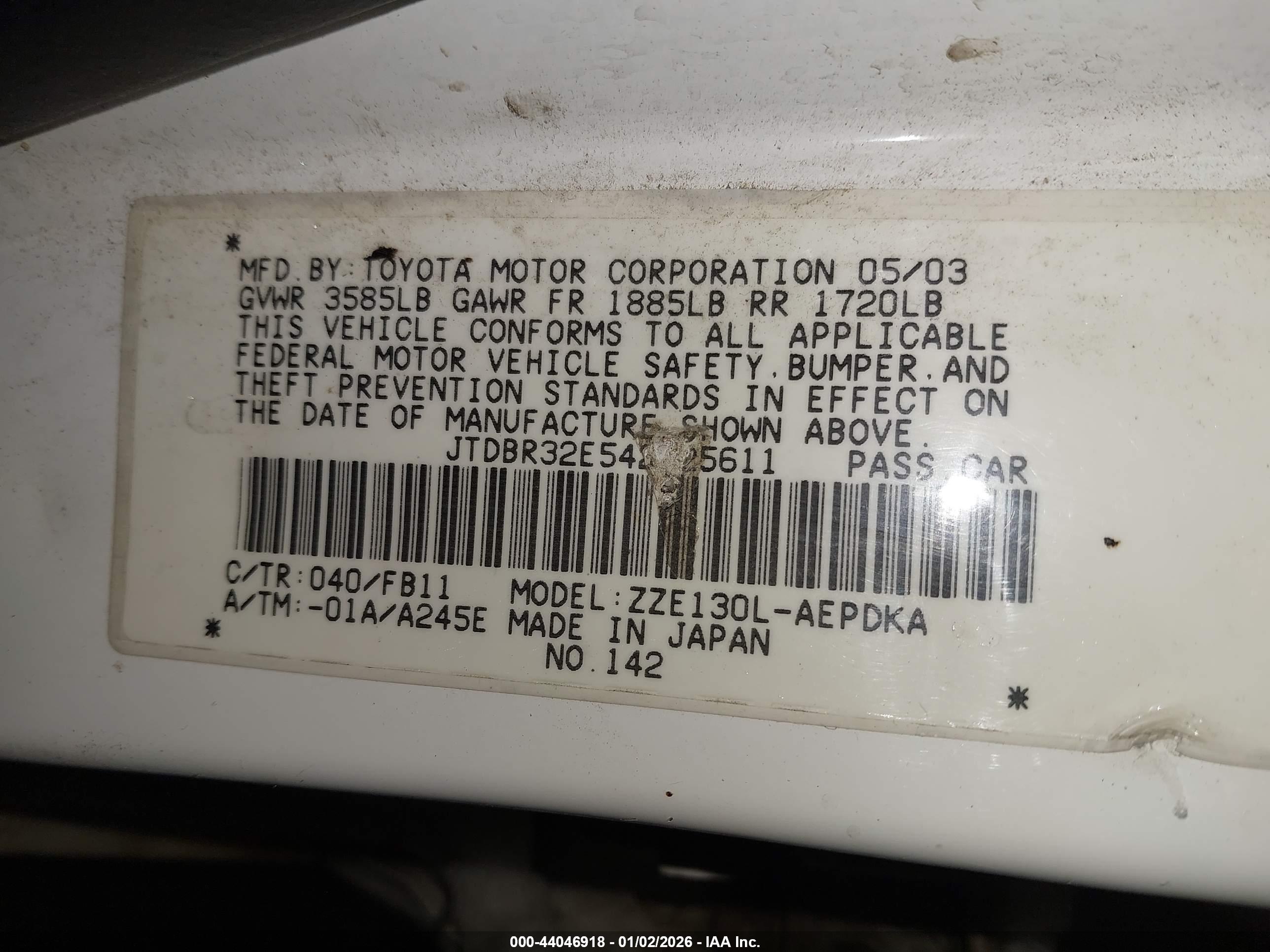 TOYOTA COROLLA image 9