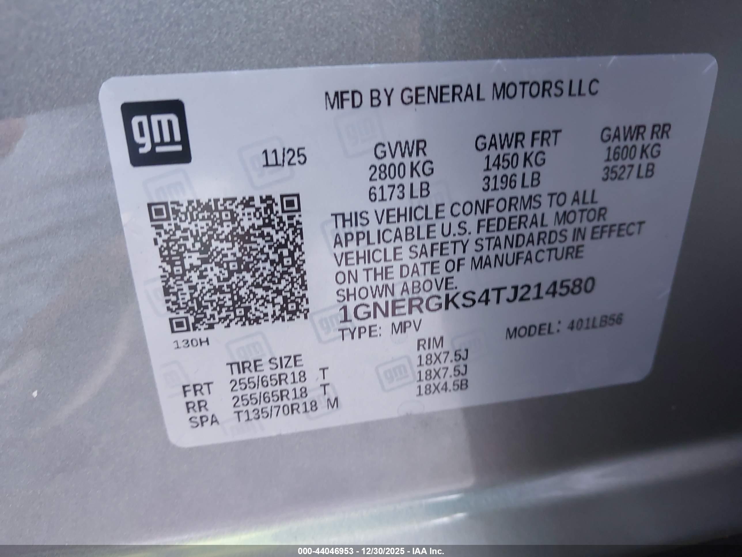 CHEVROLET TRAVERSE image 9