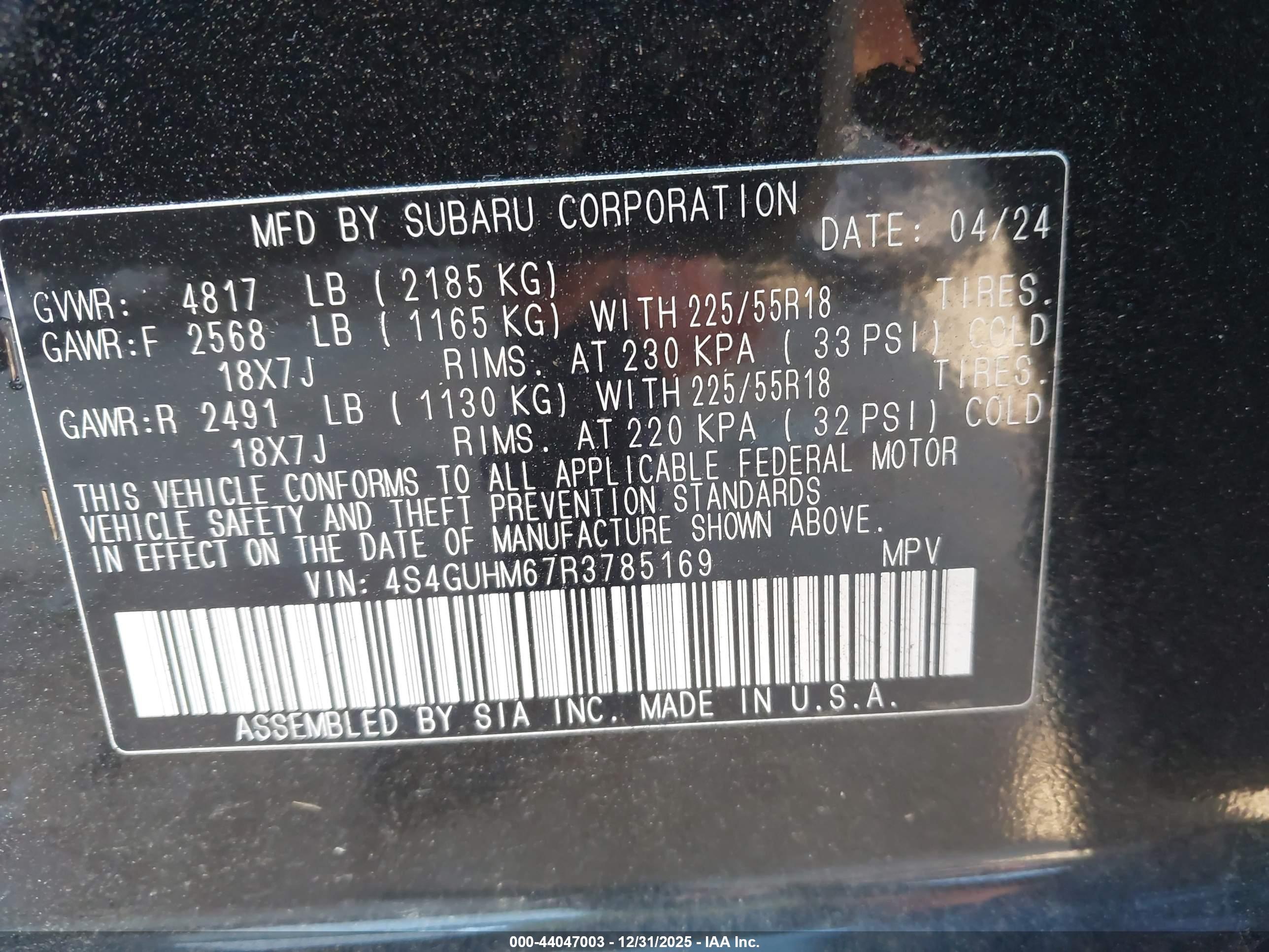 SUBARU CROSSTREK image 9