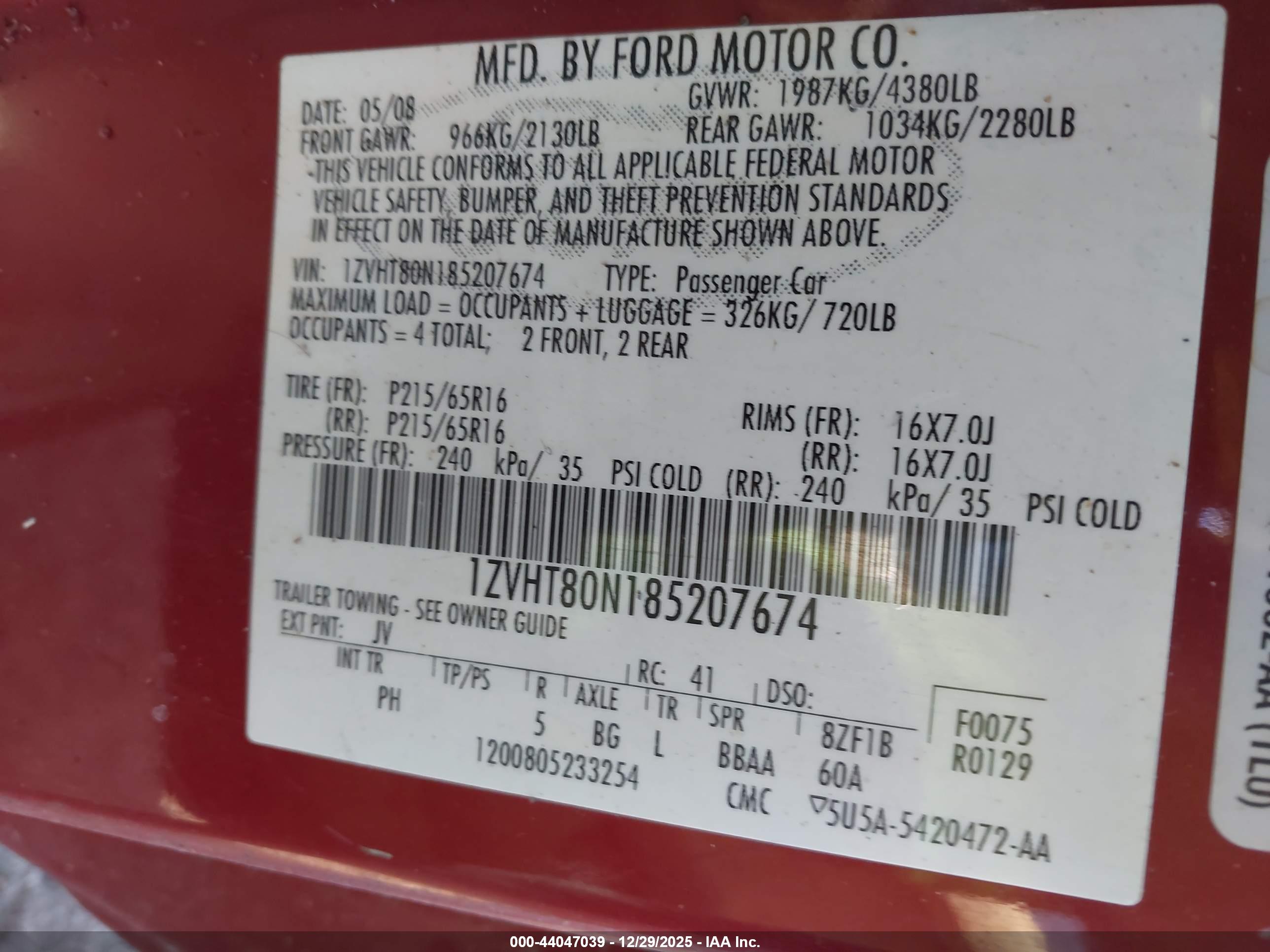 FORD MUSTANG image 9