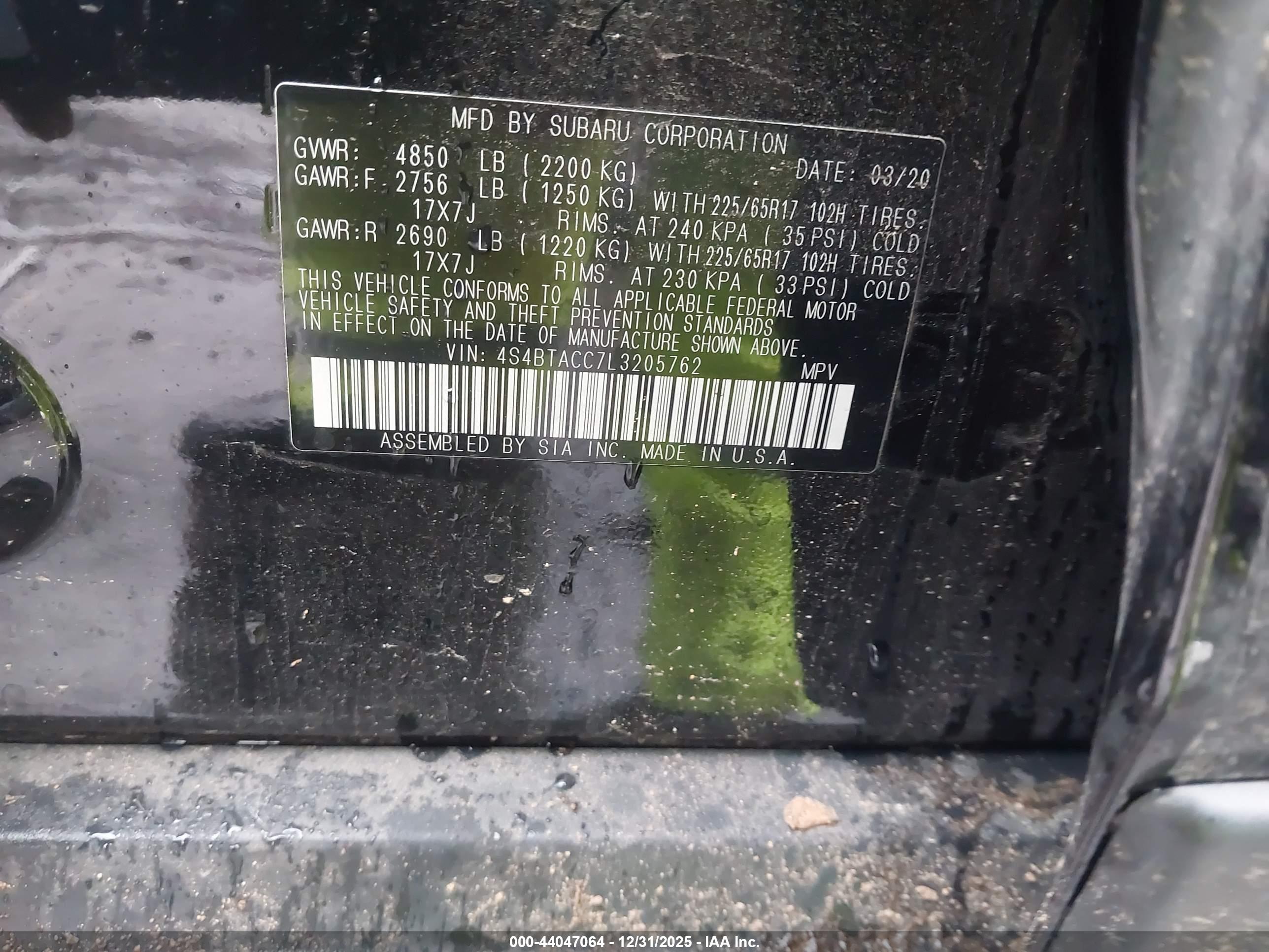 SUBARU OUTBACK image 9