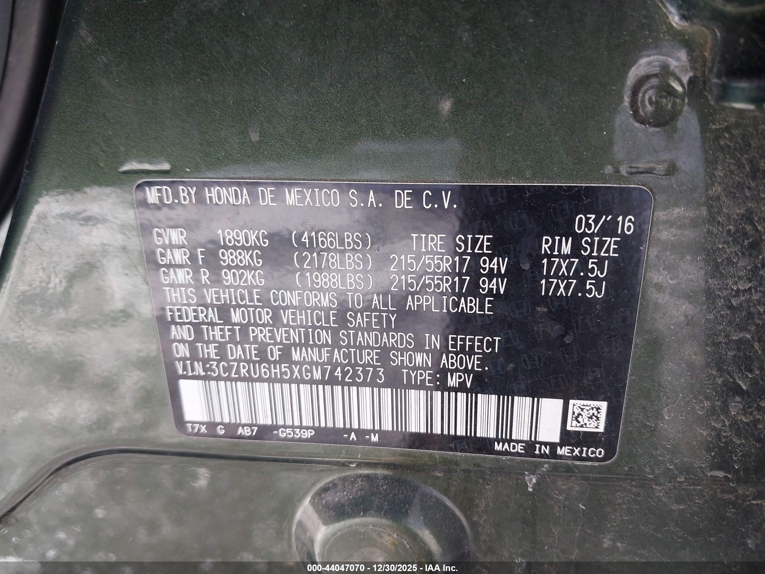 HONDA HR-V image 9