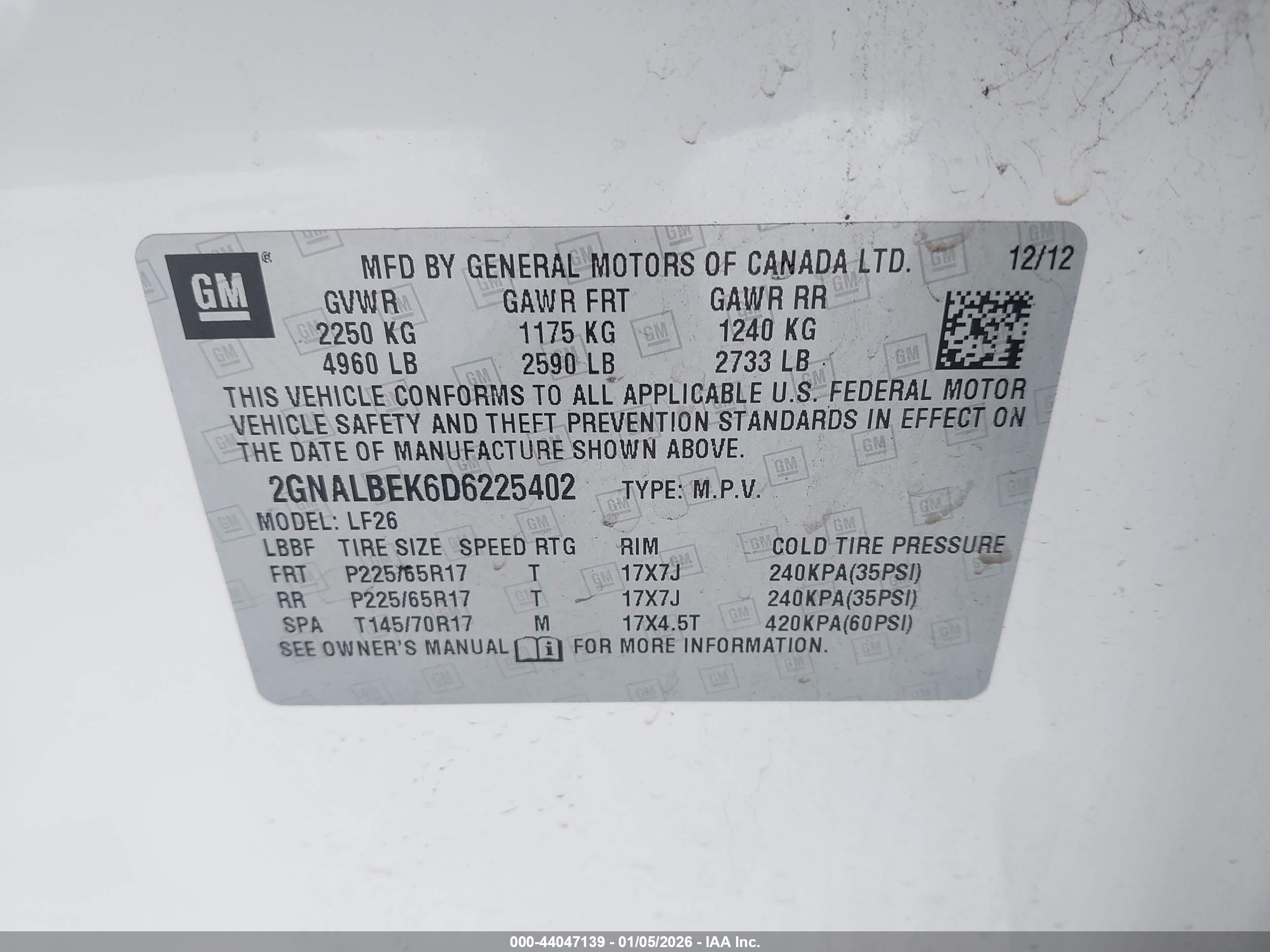 CHEVROLET EQUINOX image 9