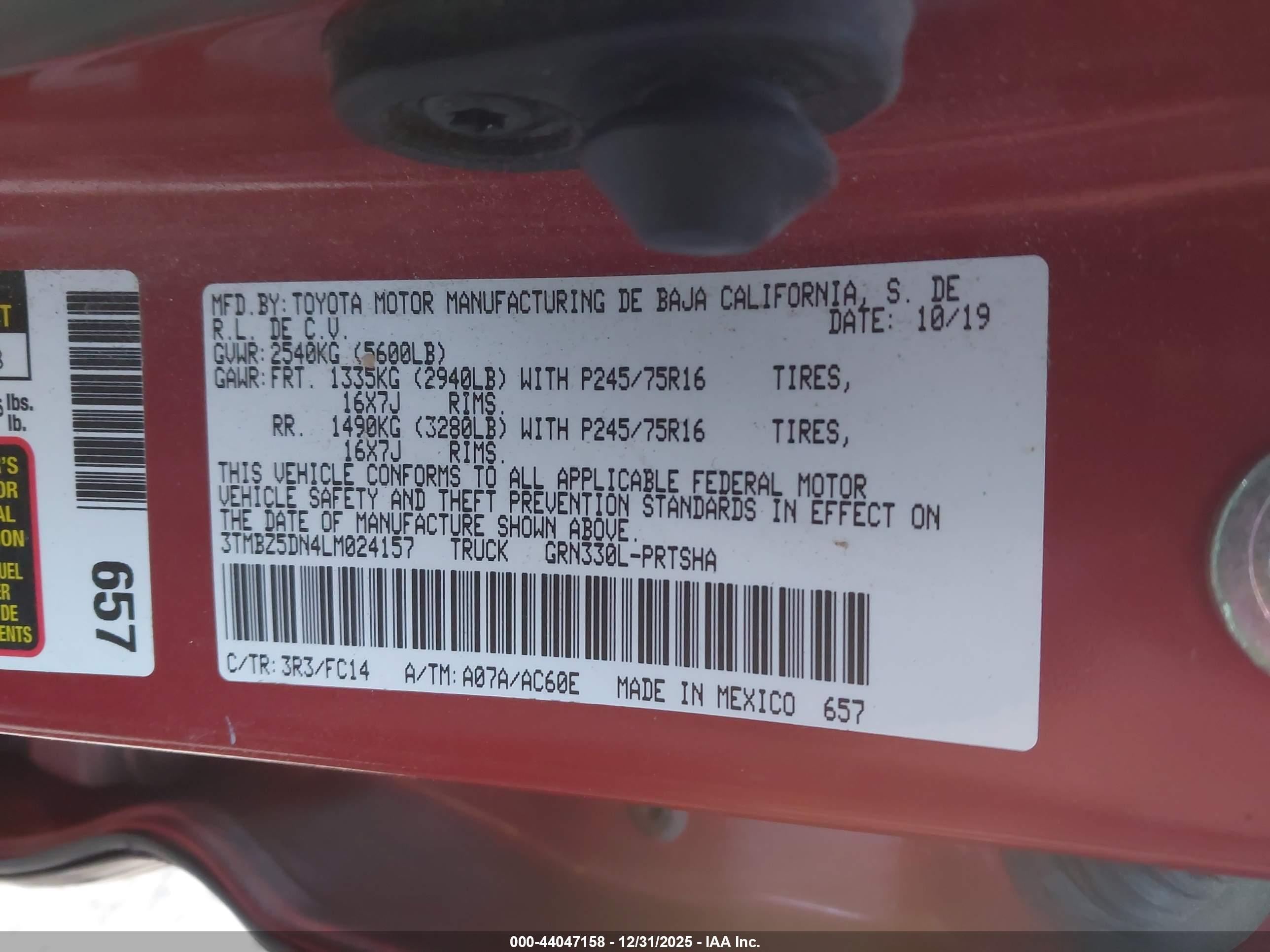 TOYOTA TACOMA image 9
