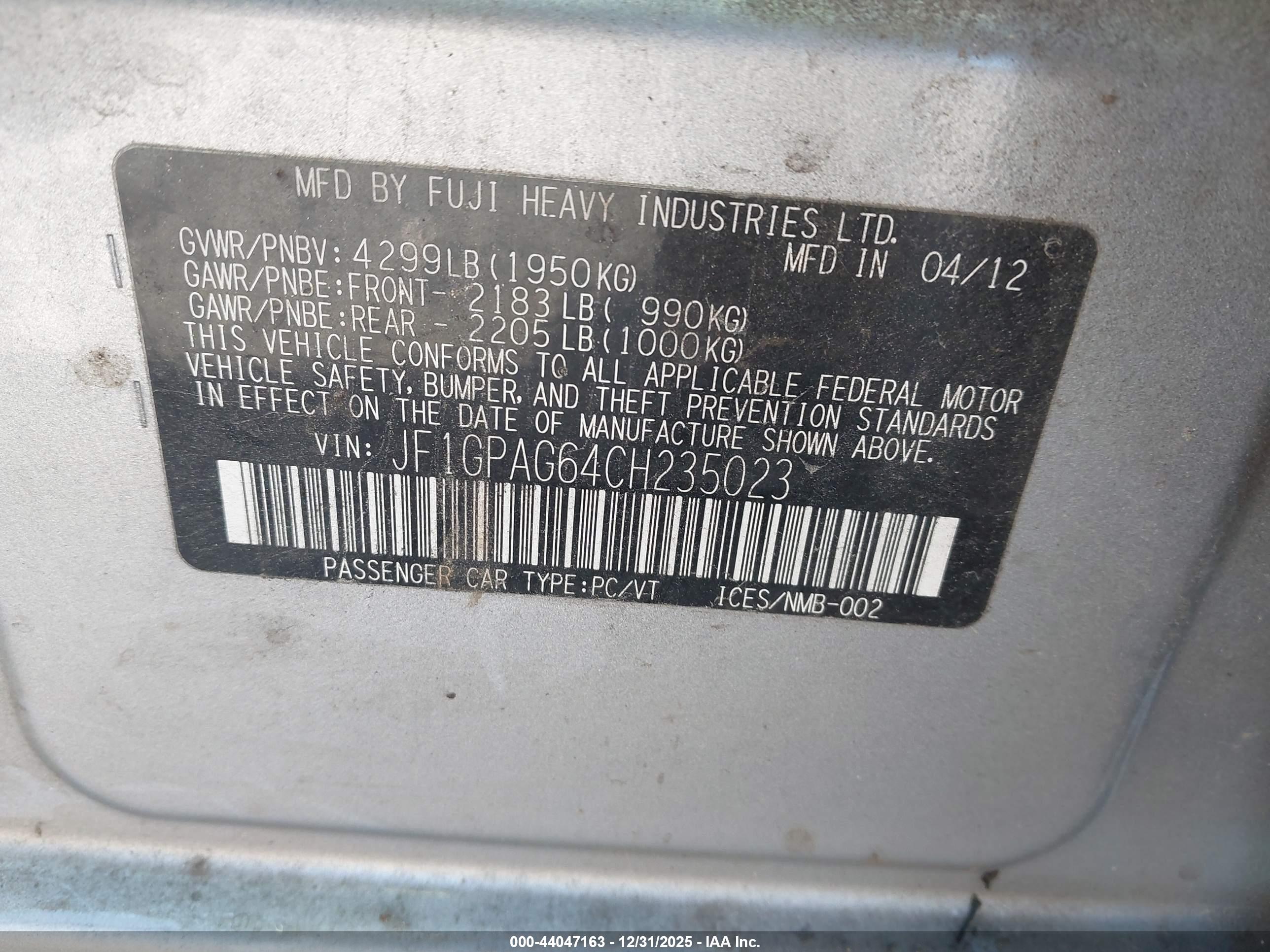 SUBARU IMPREZA image 9