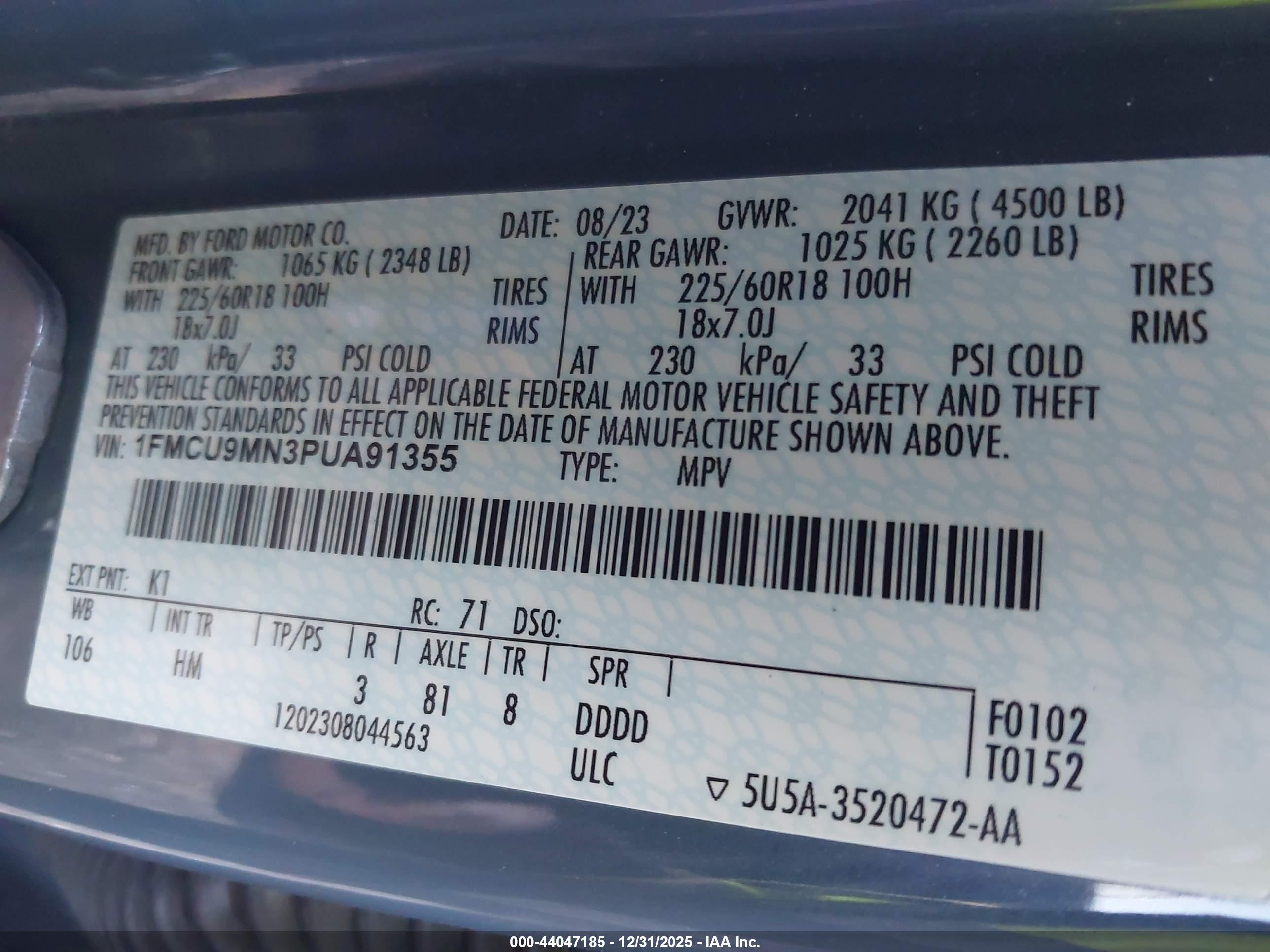 FORD ESCAPE image 9