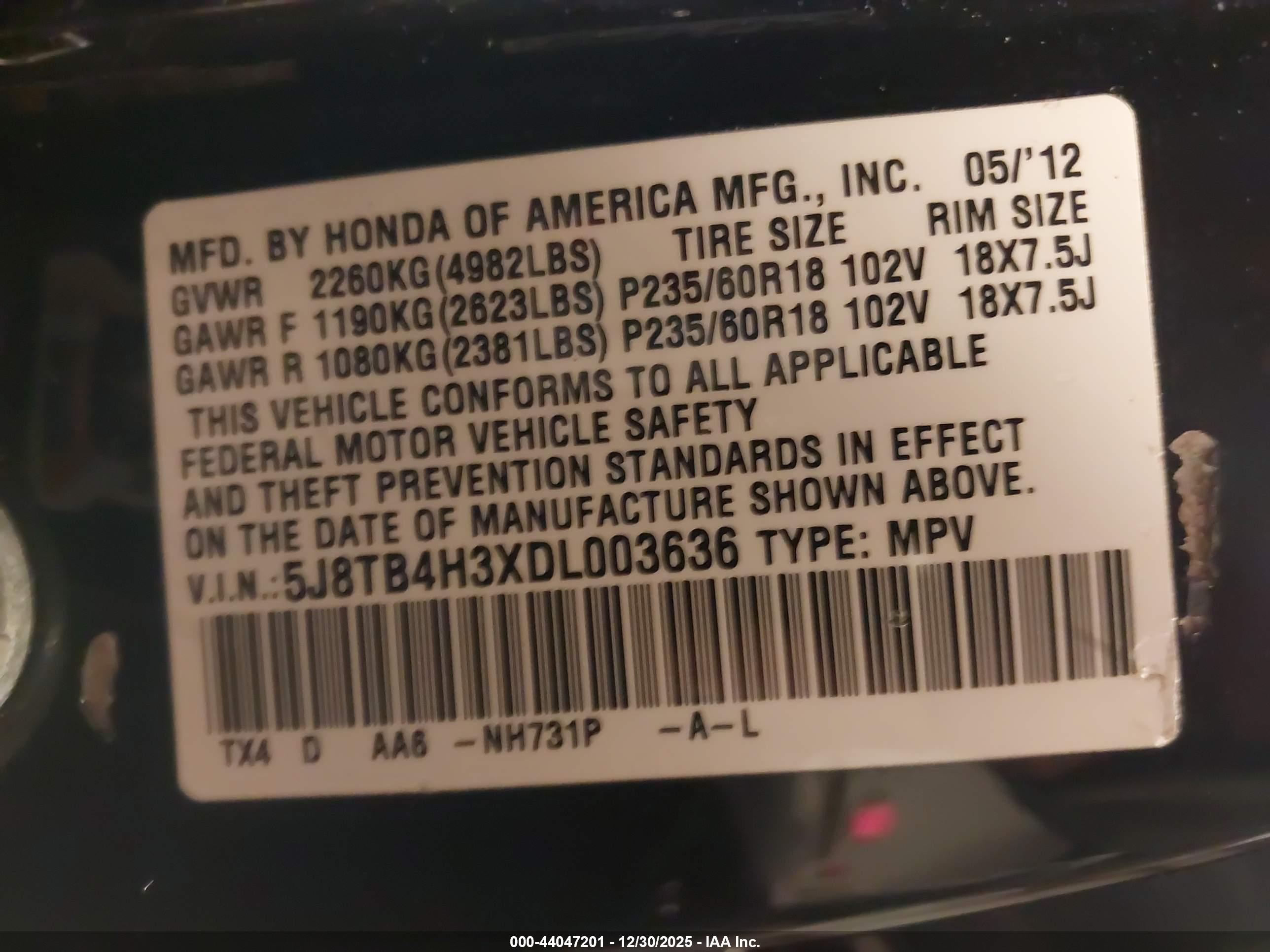 ACURA RDX image 9