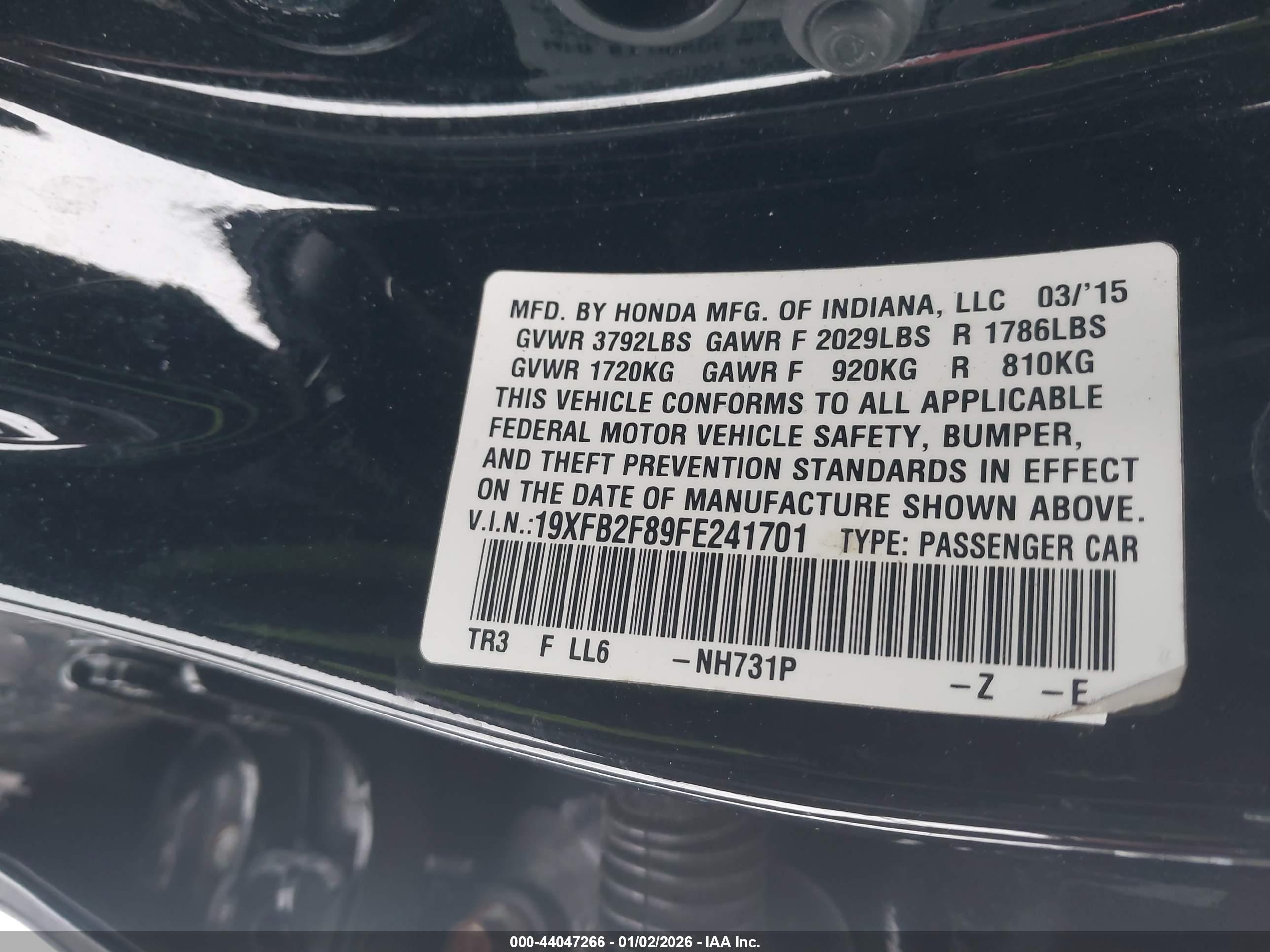 HONDA CIVIC image 9
