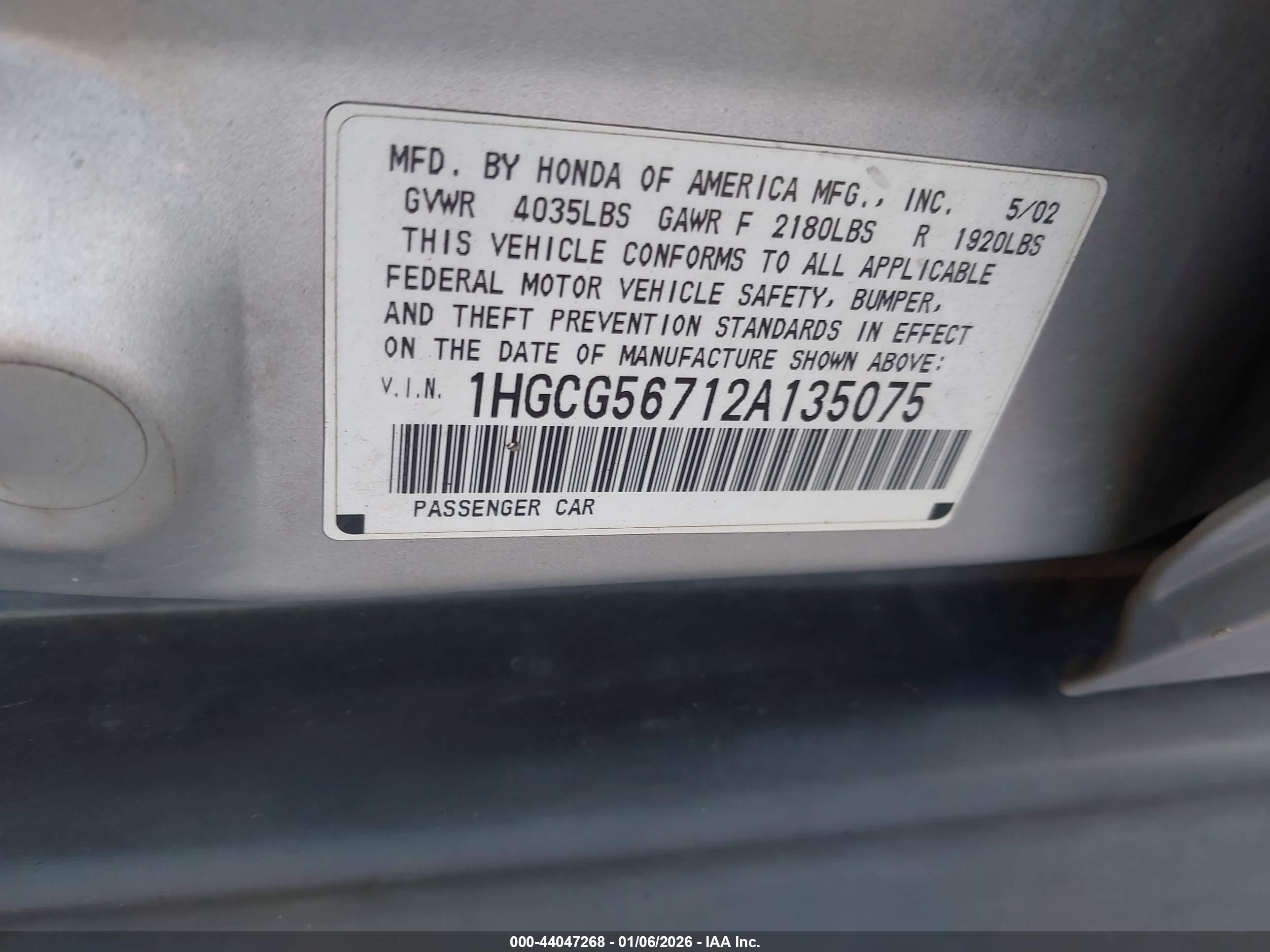 HONDA ACCORD image 9