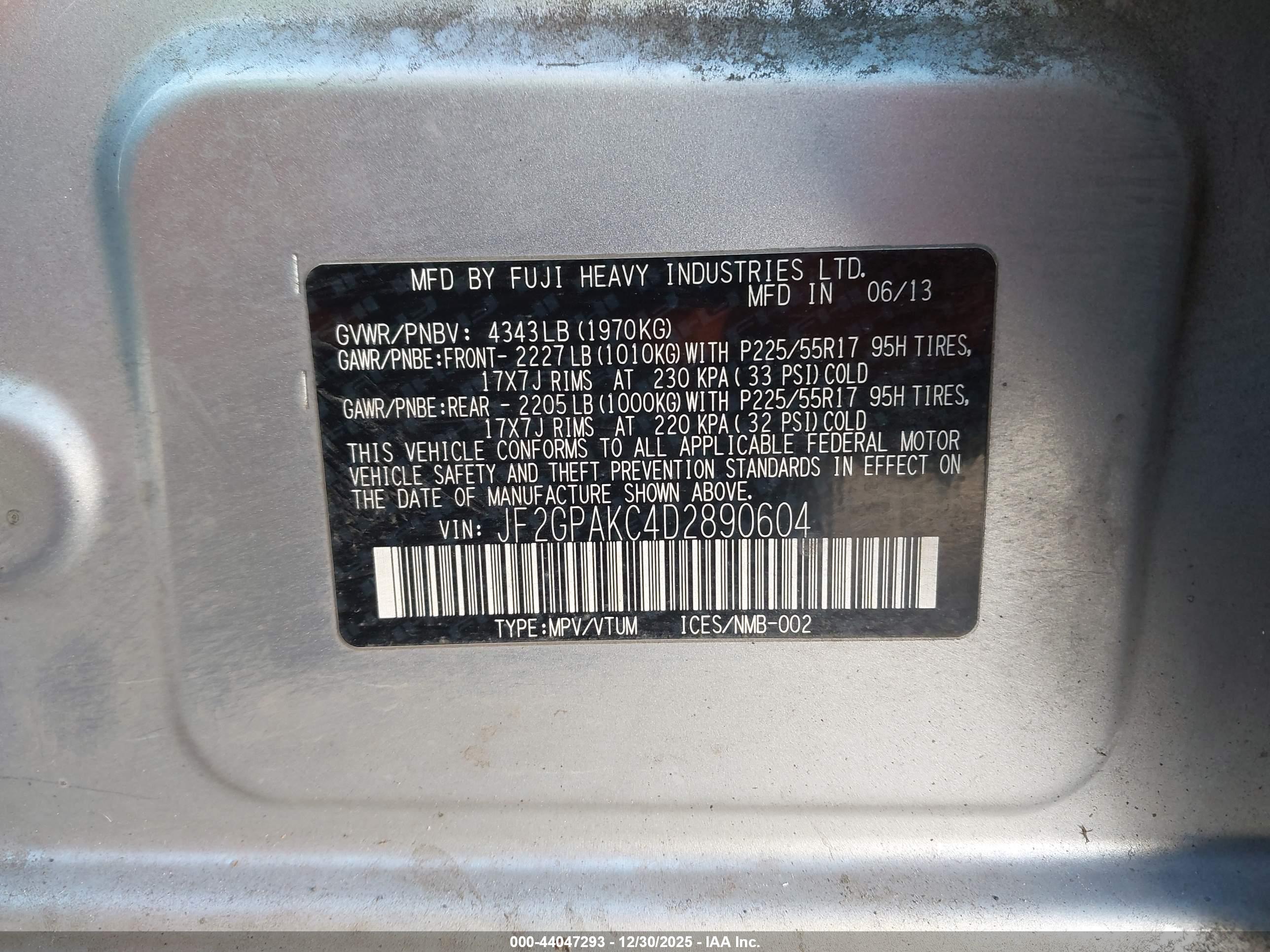 SUBARU XV image 9