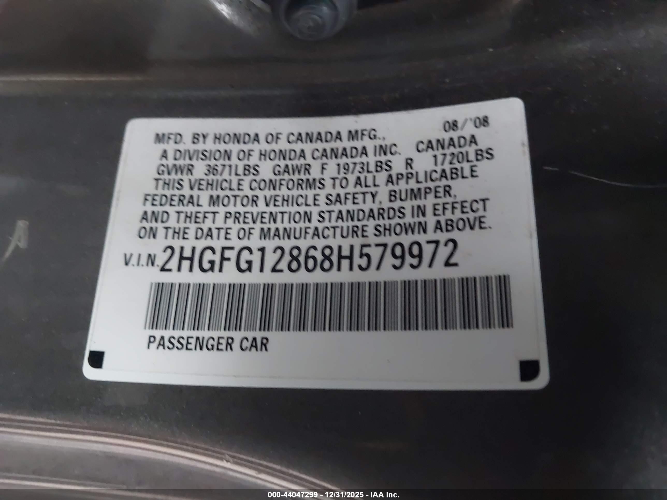 HONDA CIVIC image 9