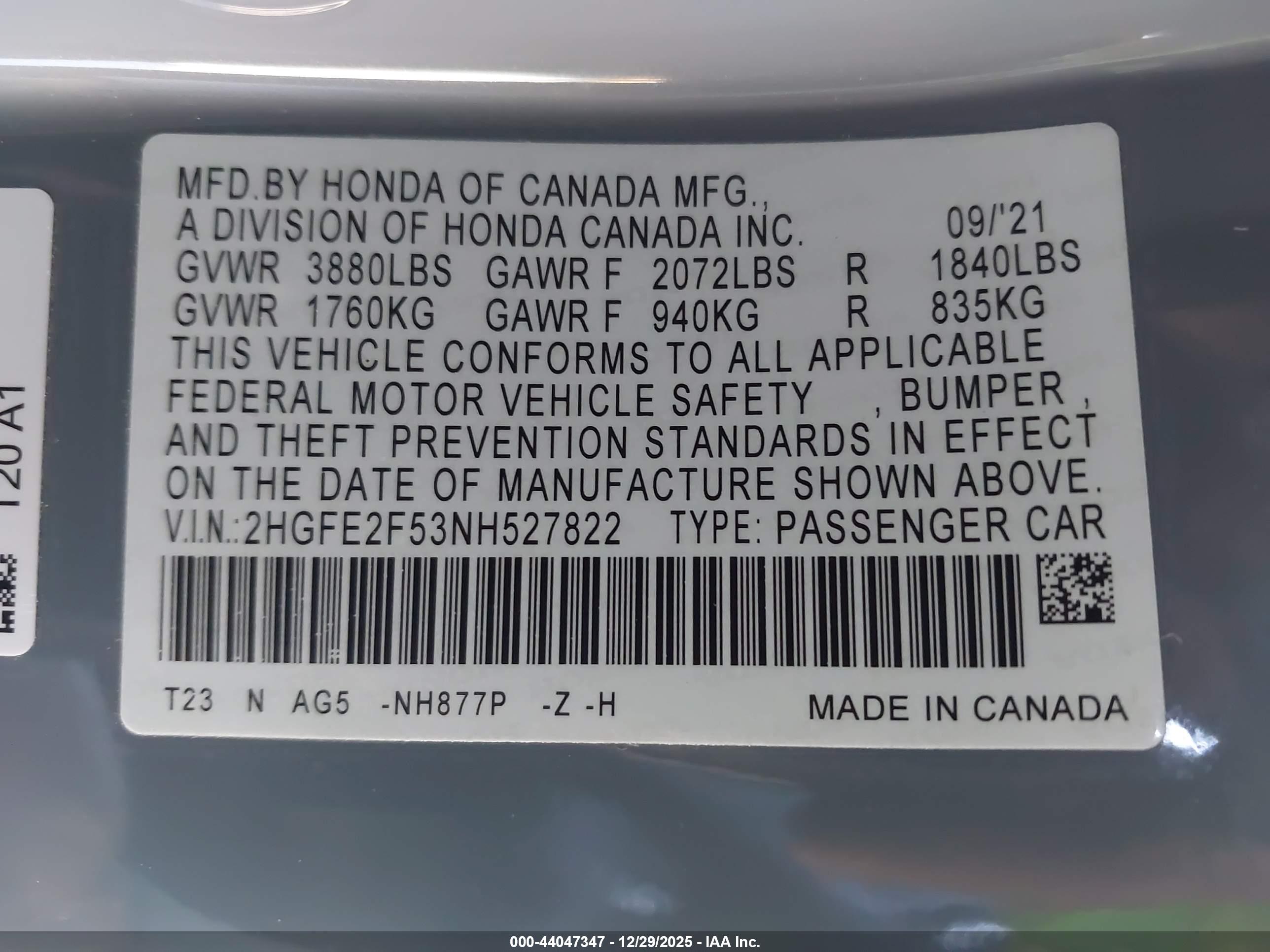 HONDA CIVIC image 9