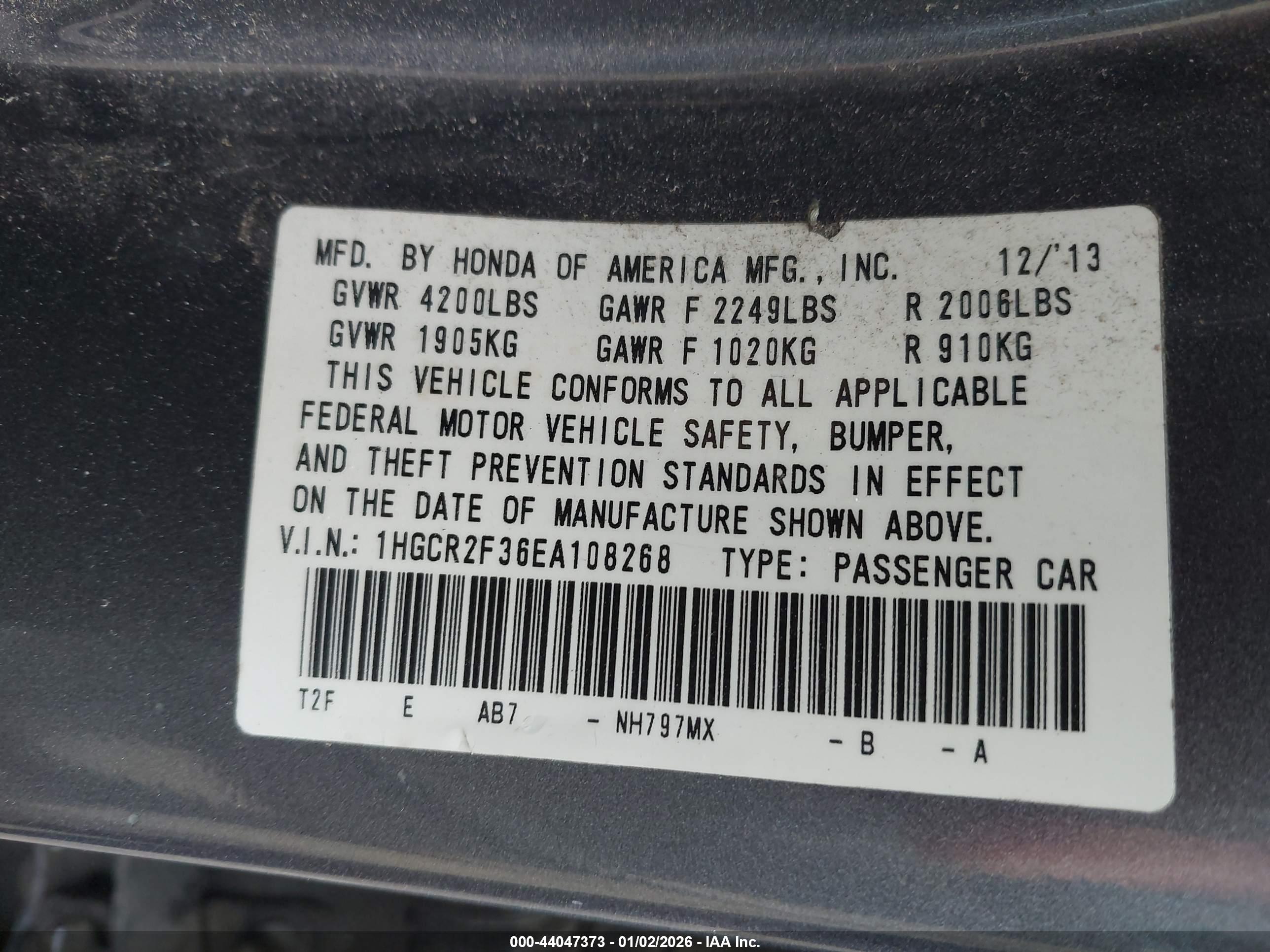 HONDA ACCORD image 9