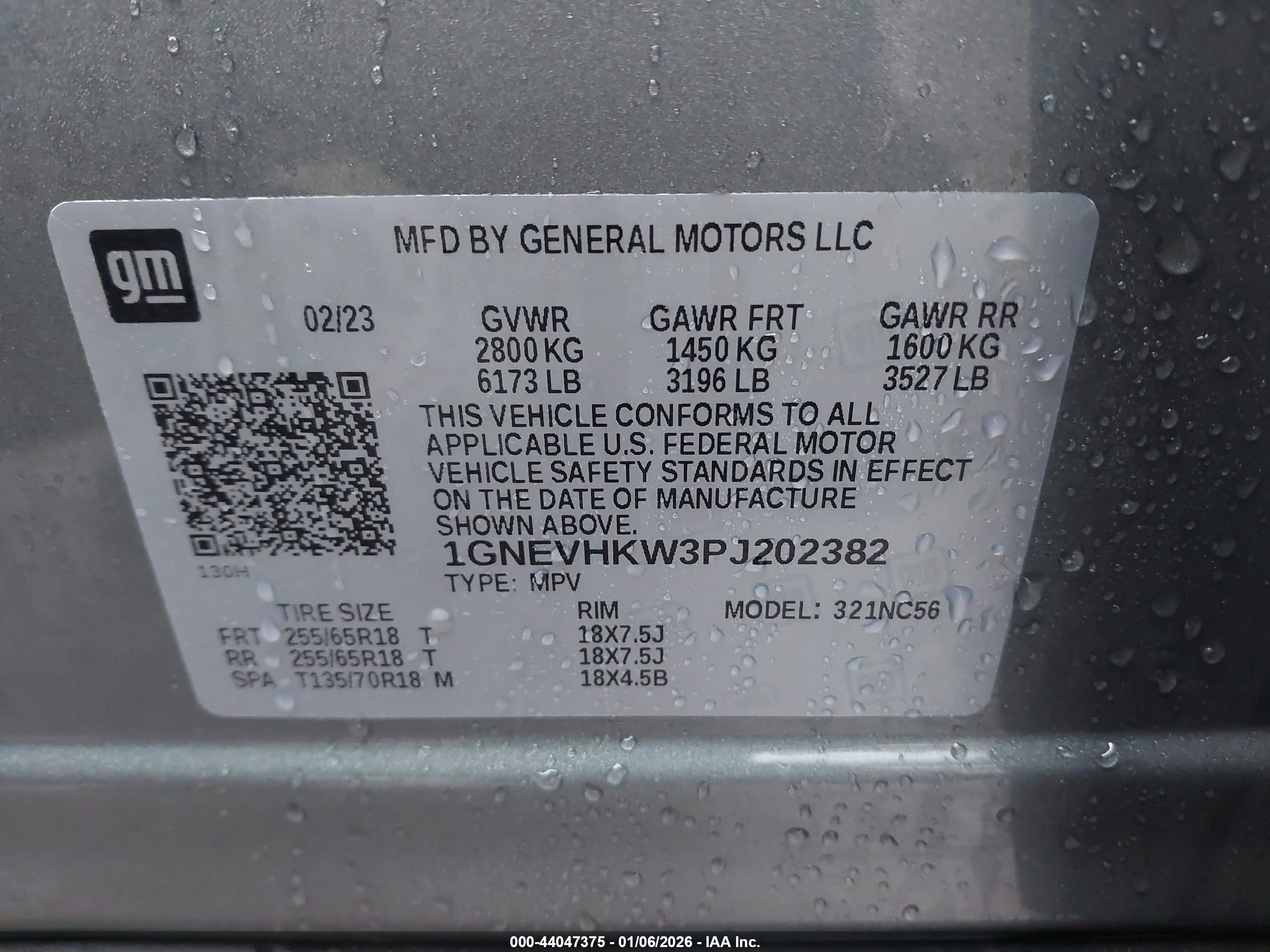 CHEVROLET TRAVERSE image 9