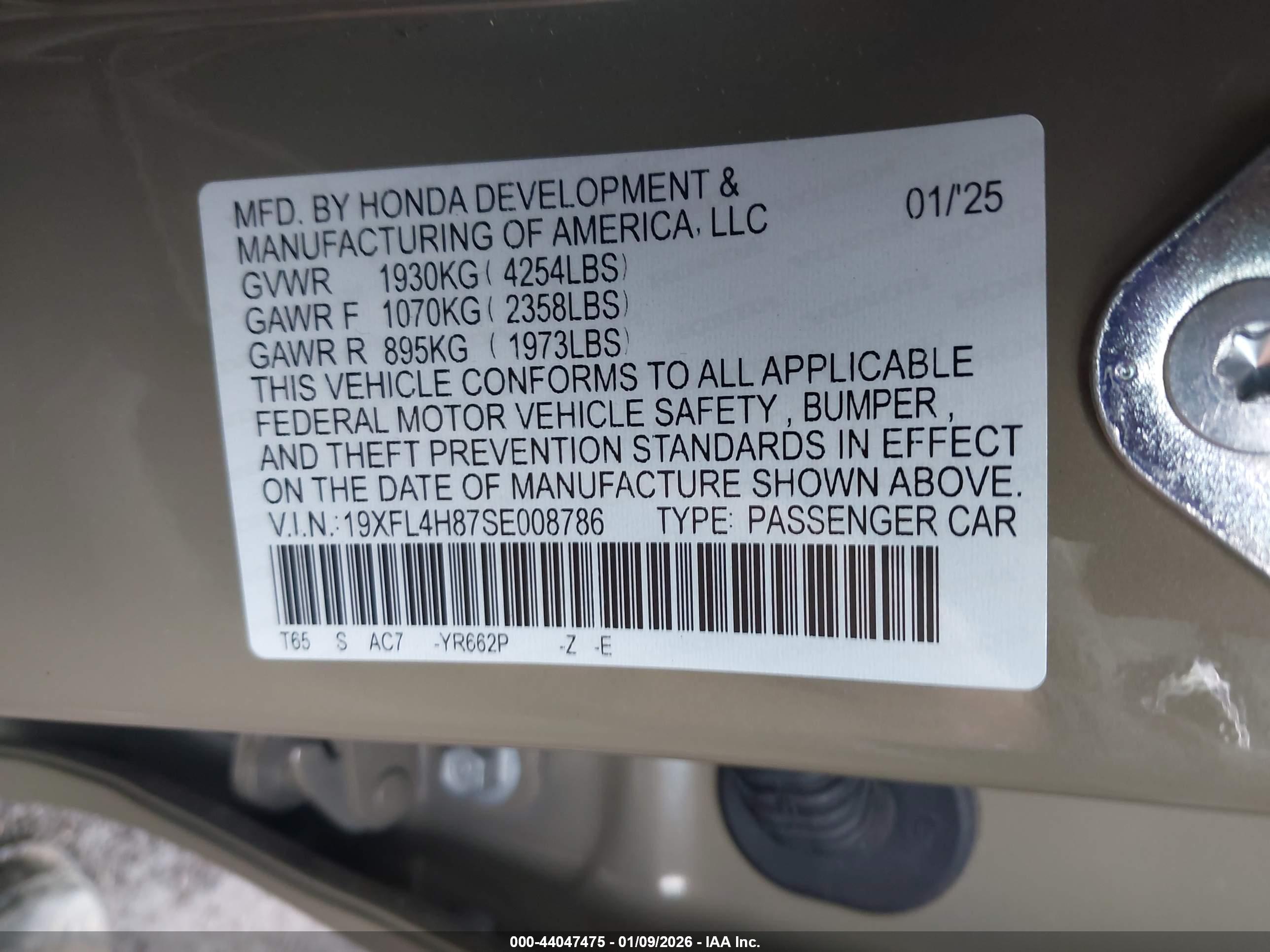 HONDA CIVIC image 9
