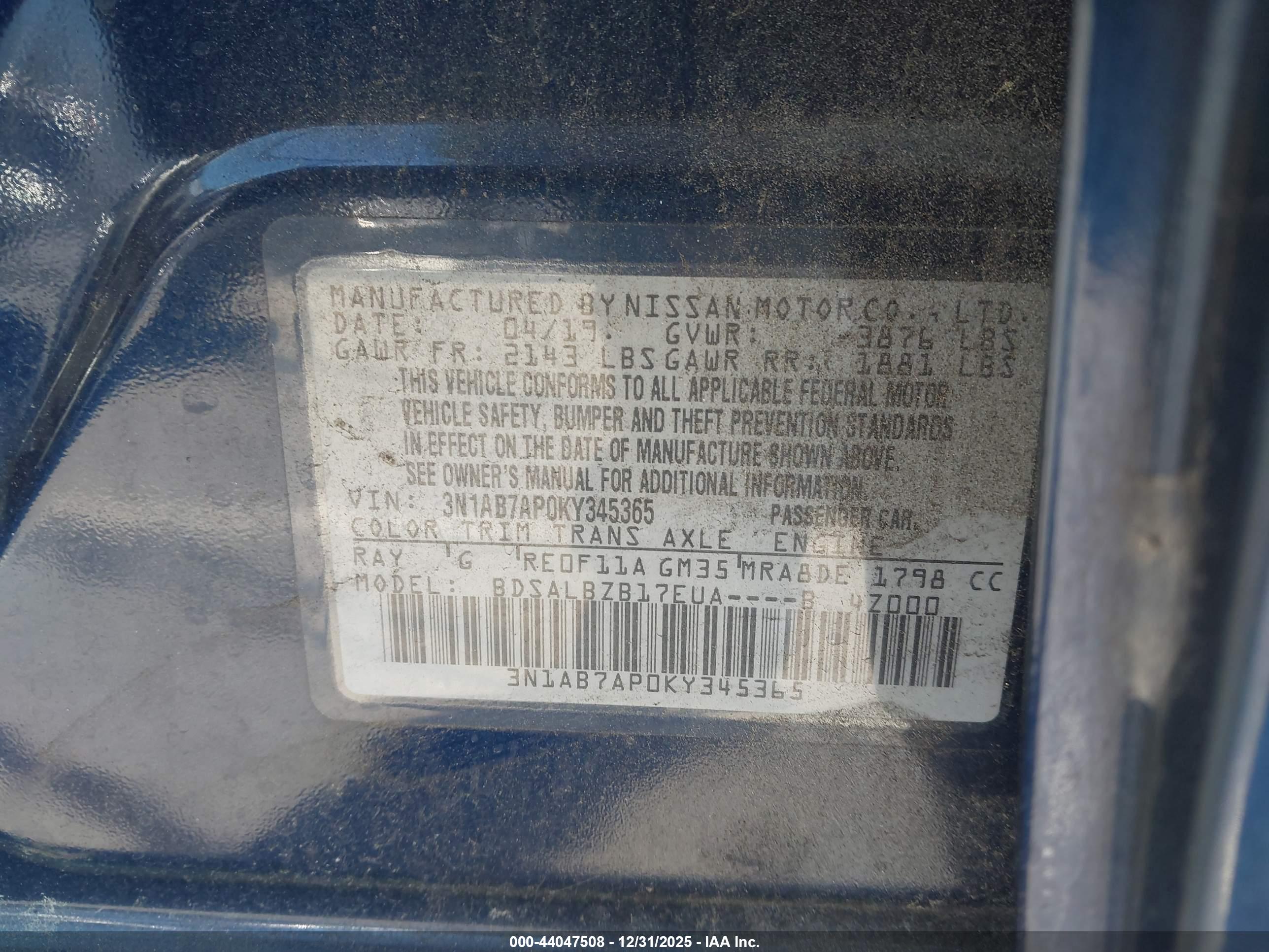 NISSAN SENTRA image 9