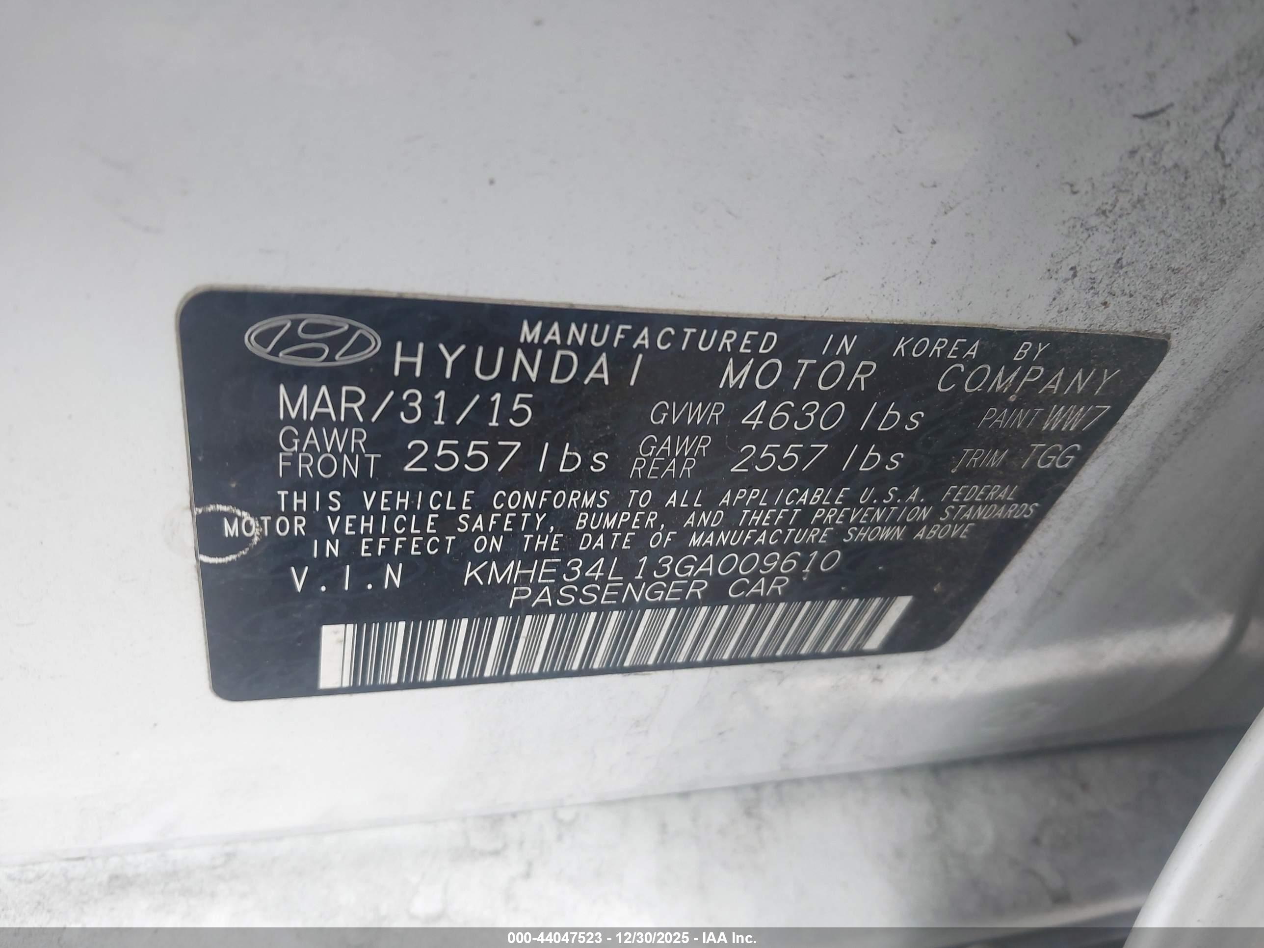 HYUNDAI SONATA image 9