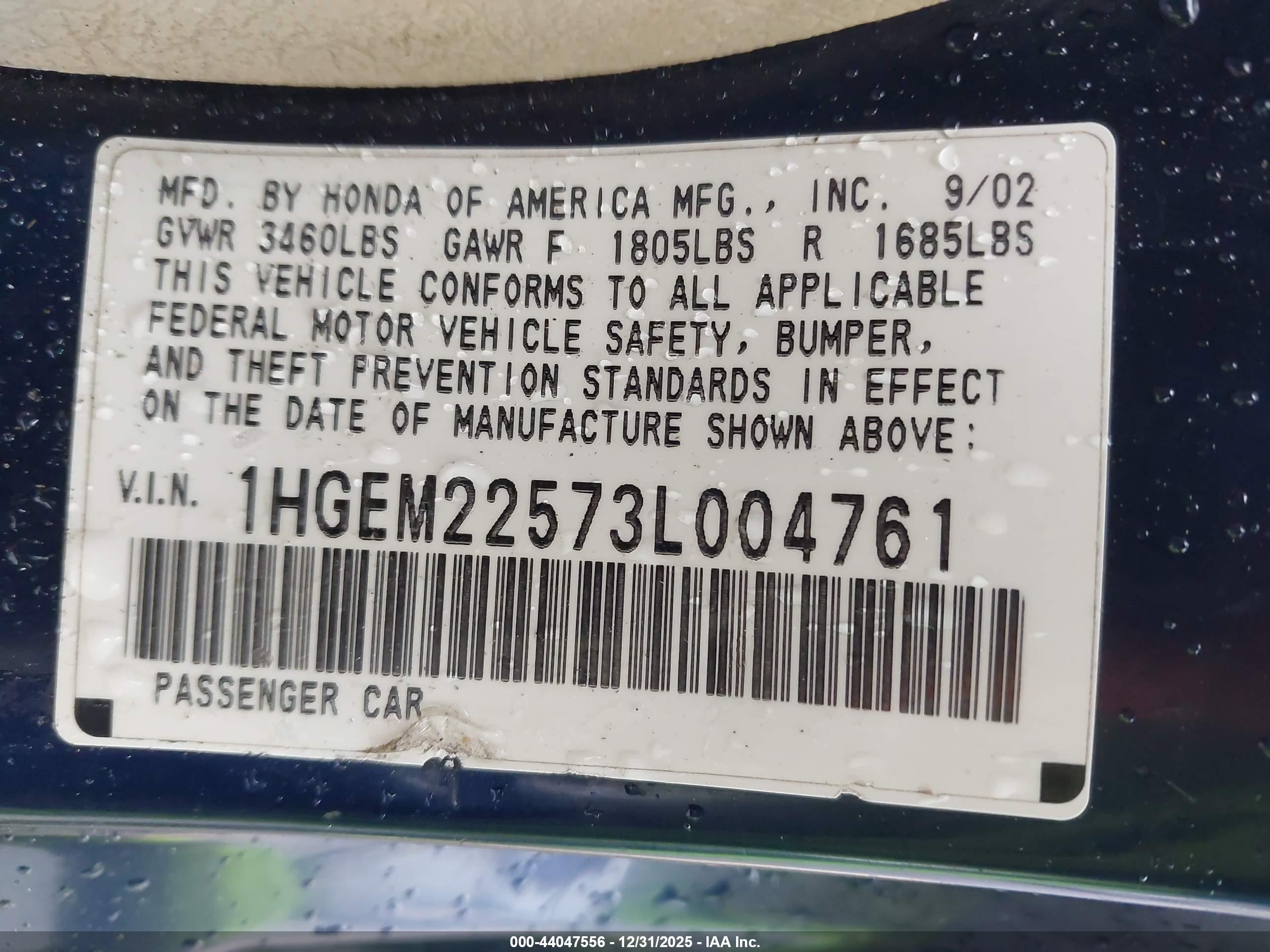 HONDA CIVIC image 9