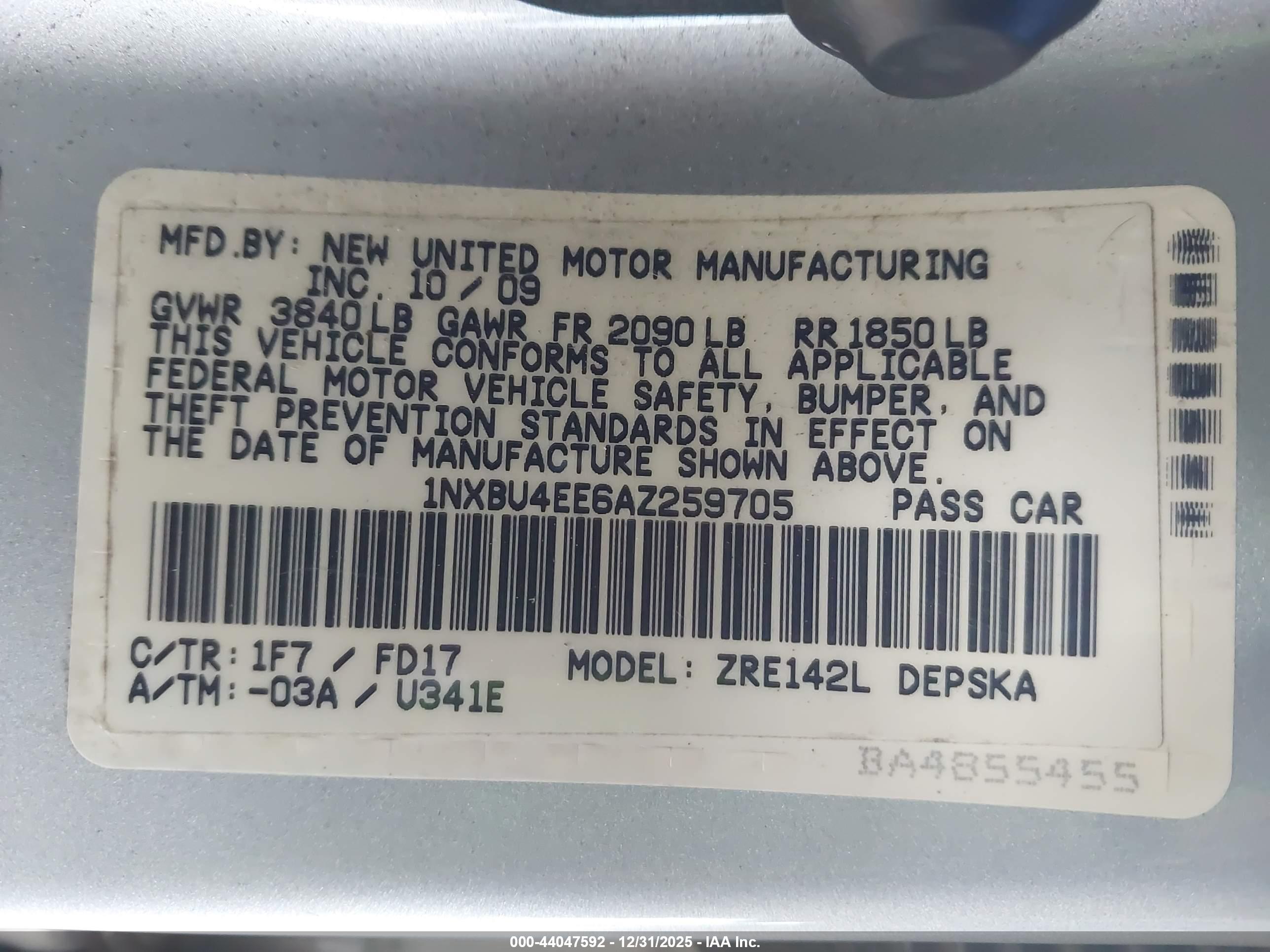 TOYOTA COROLLA image 9