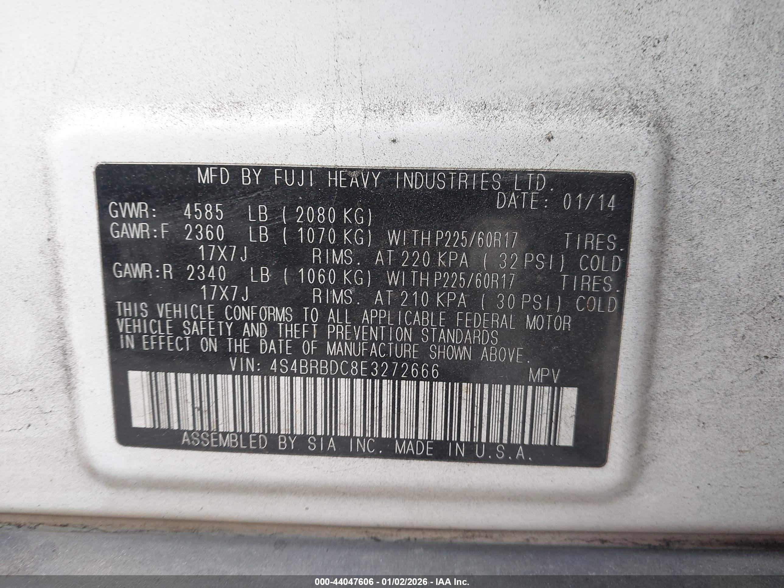 SUBARU OUTBACK image 9