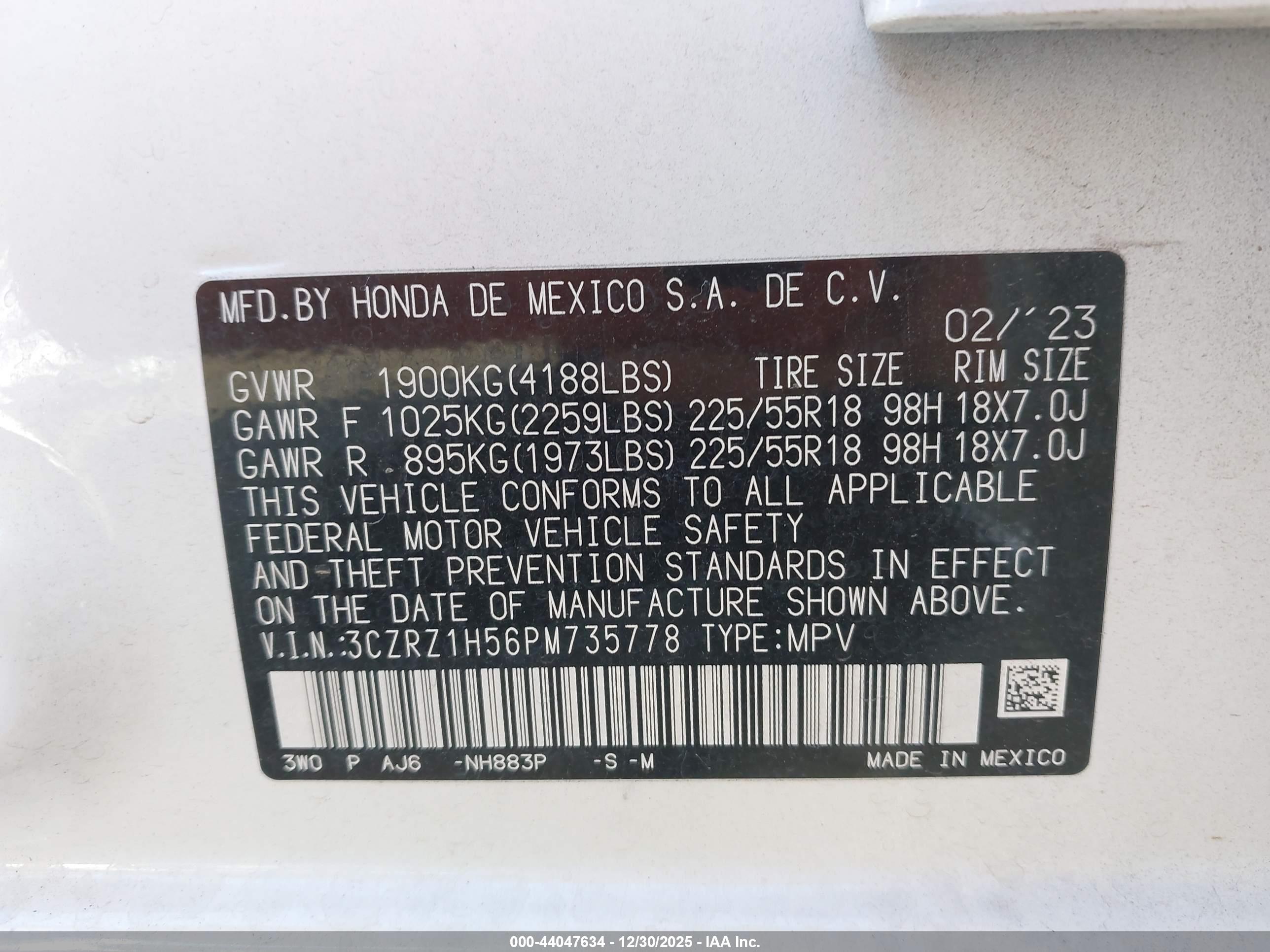 HONDA HR-V image 9