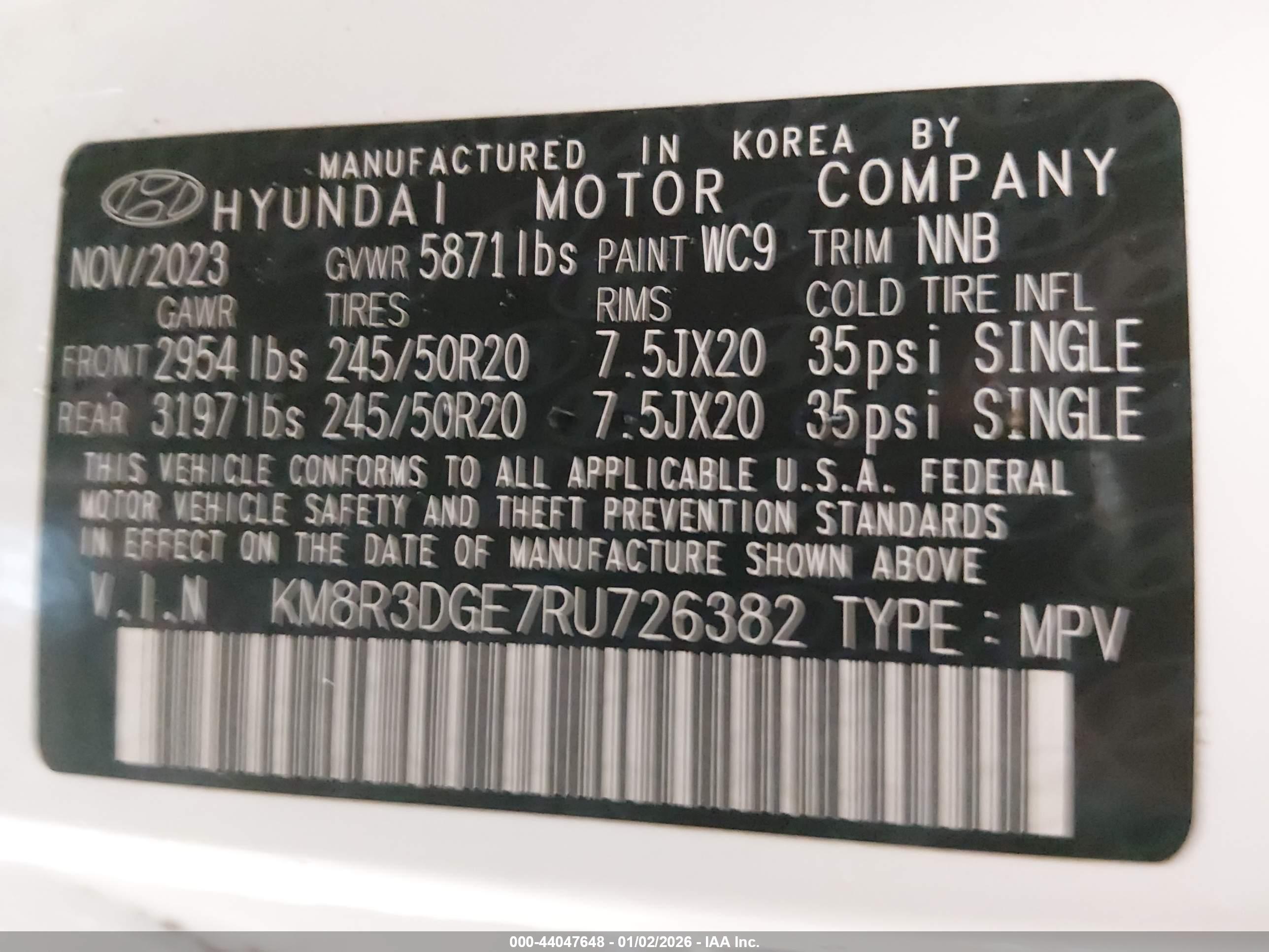 HYUNDAI PALISADE image 9