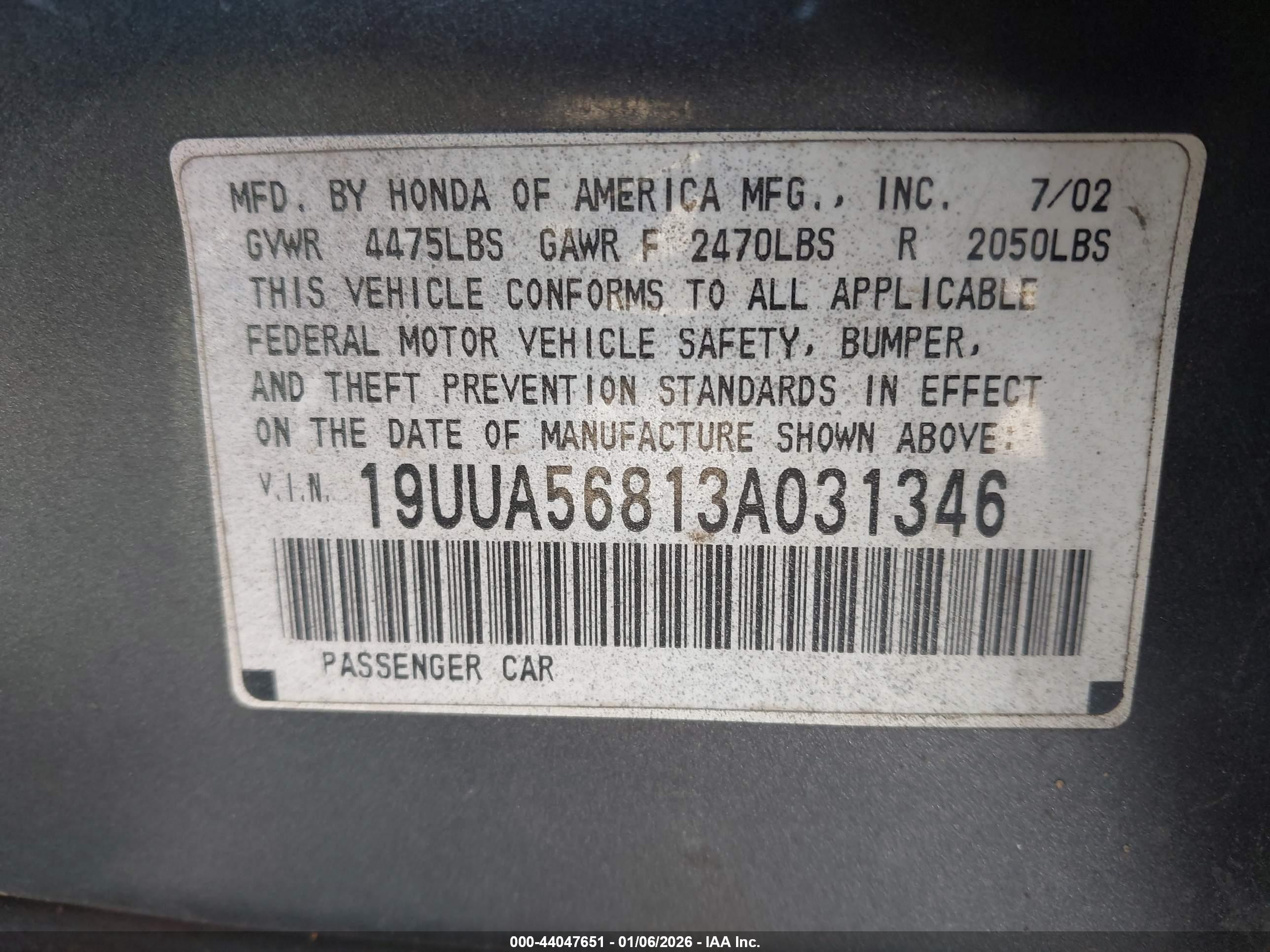 ACURA TL image 9