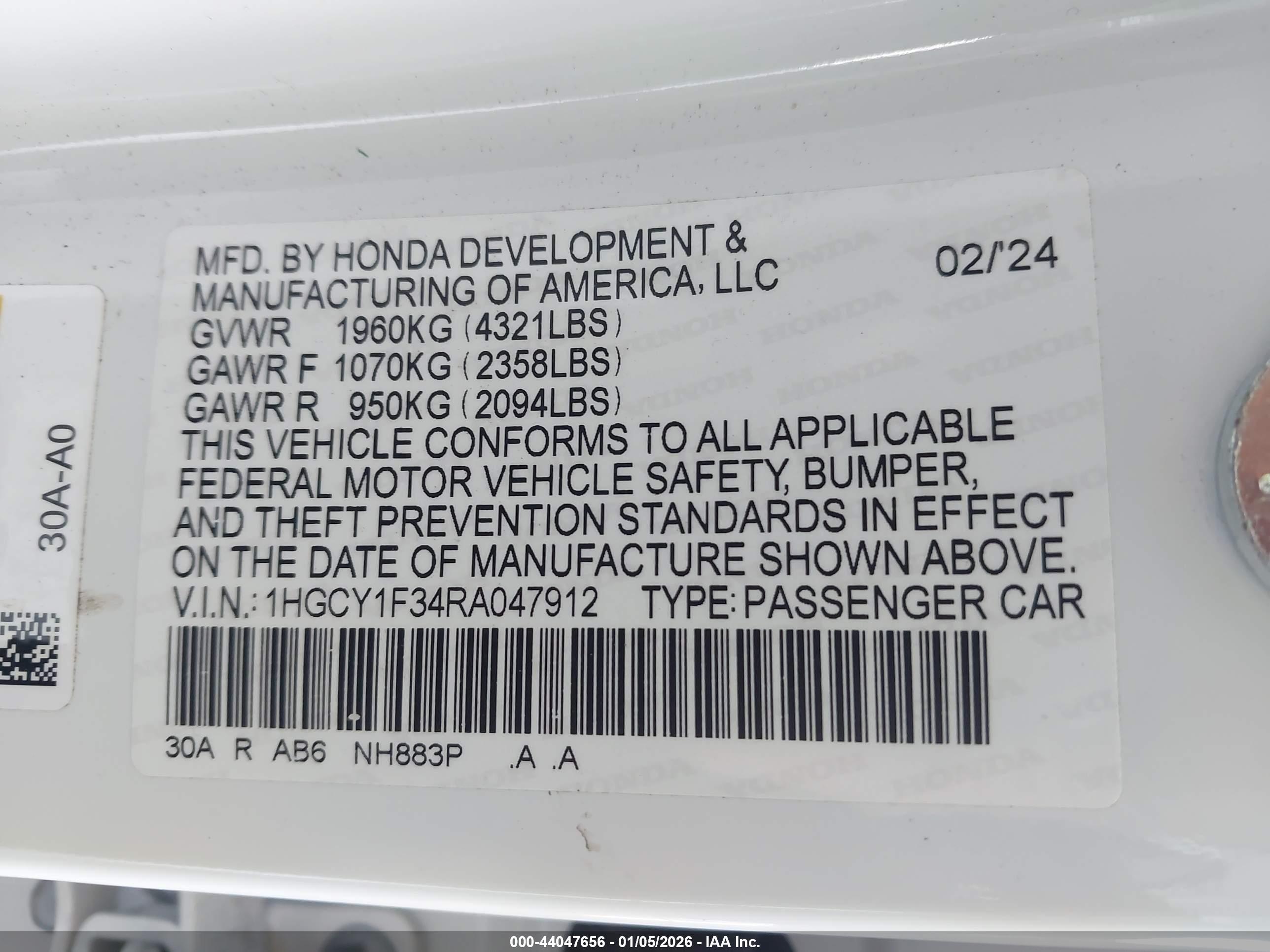 HONDA ACCORD image 9