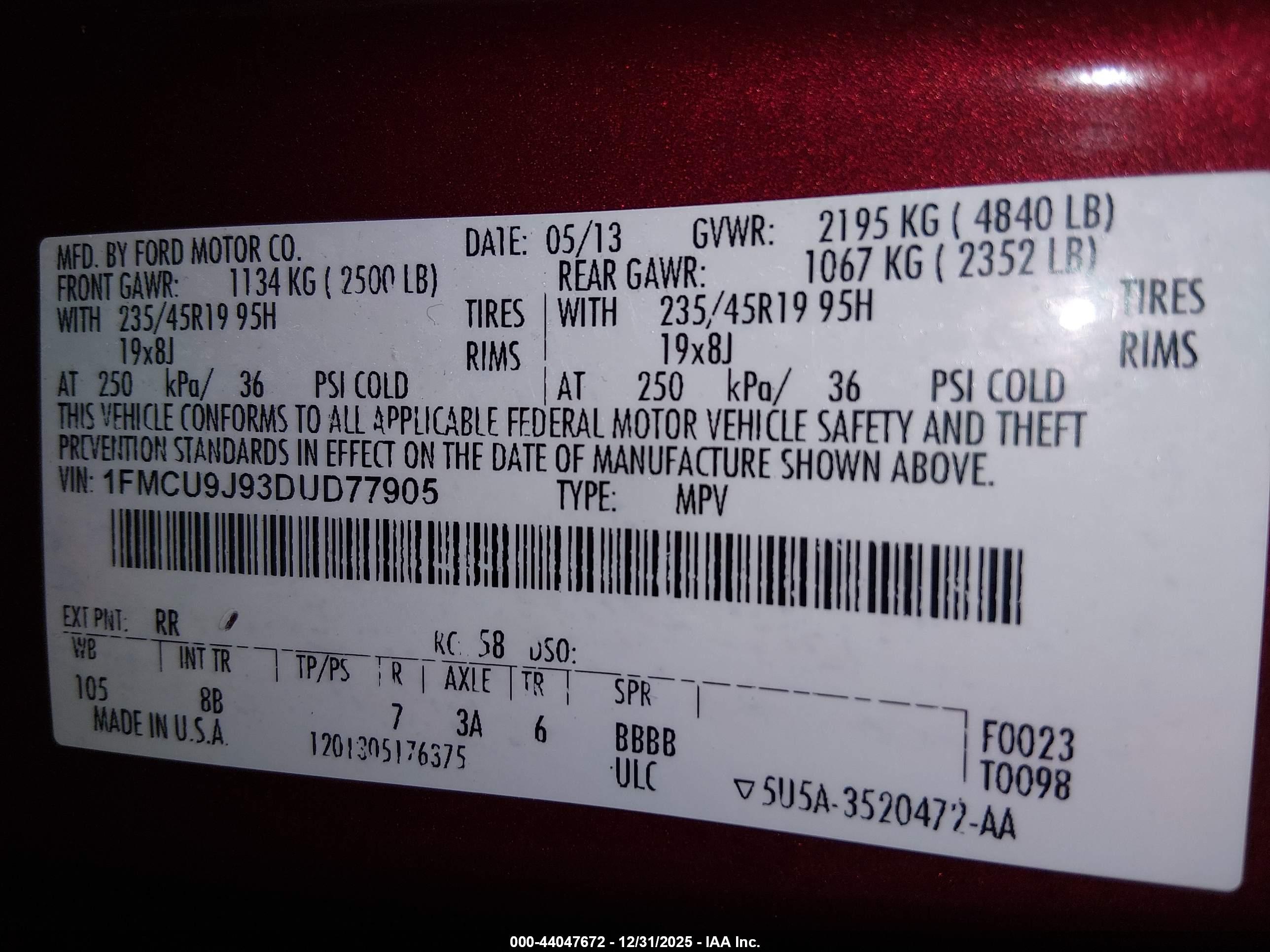 FORD ESCAPE image 9