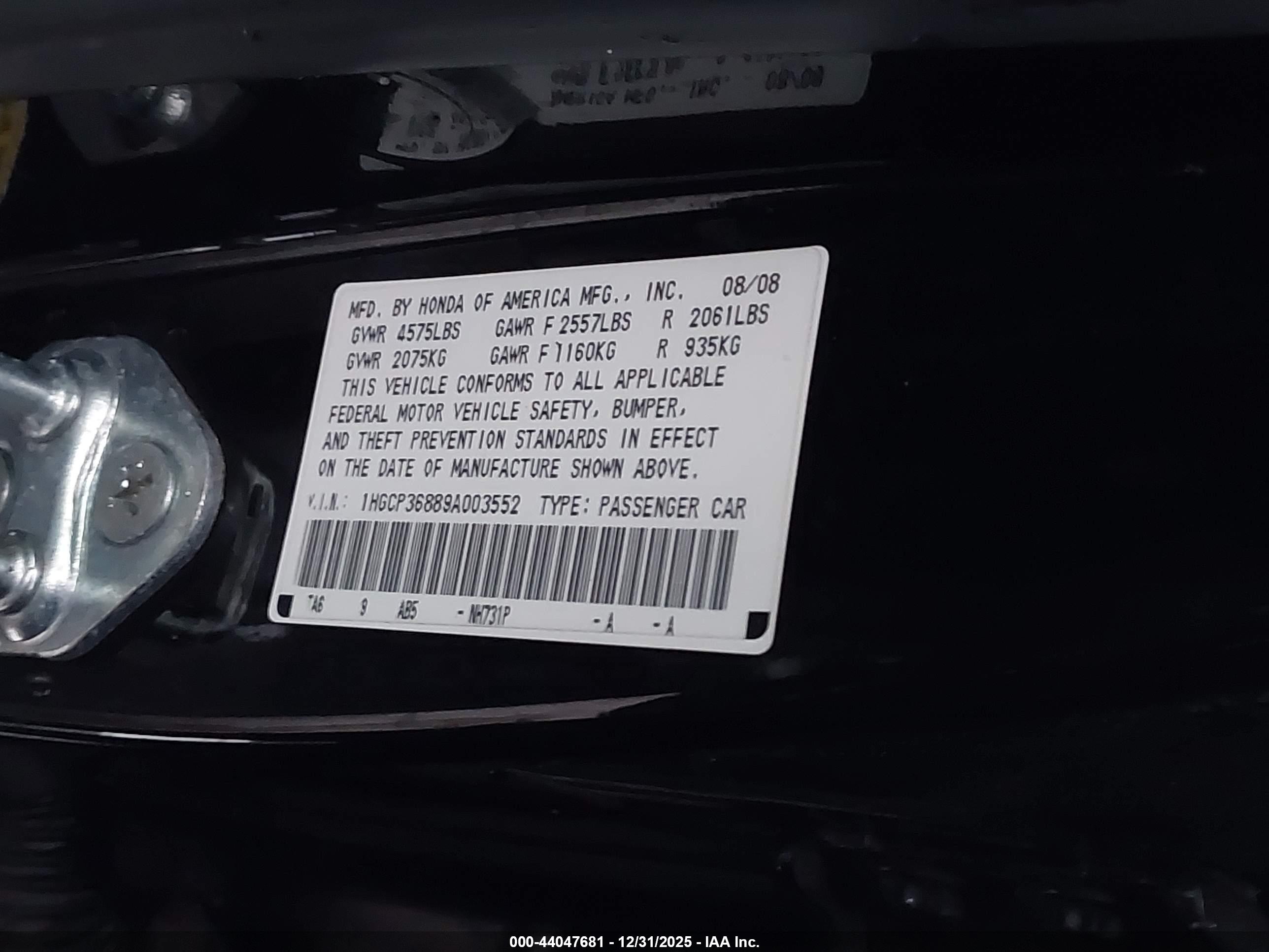 HONDA ACCORD image 9