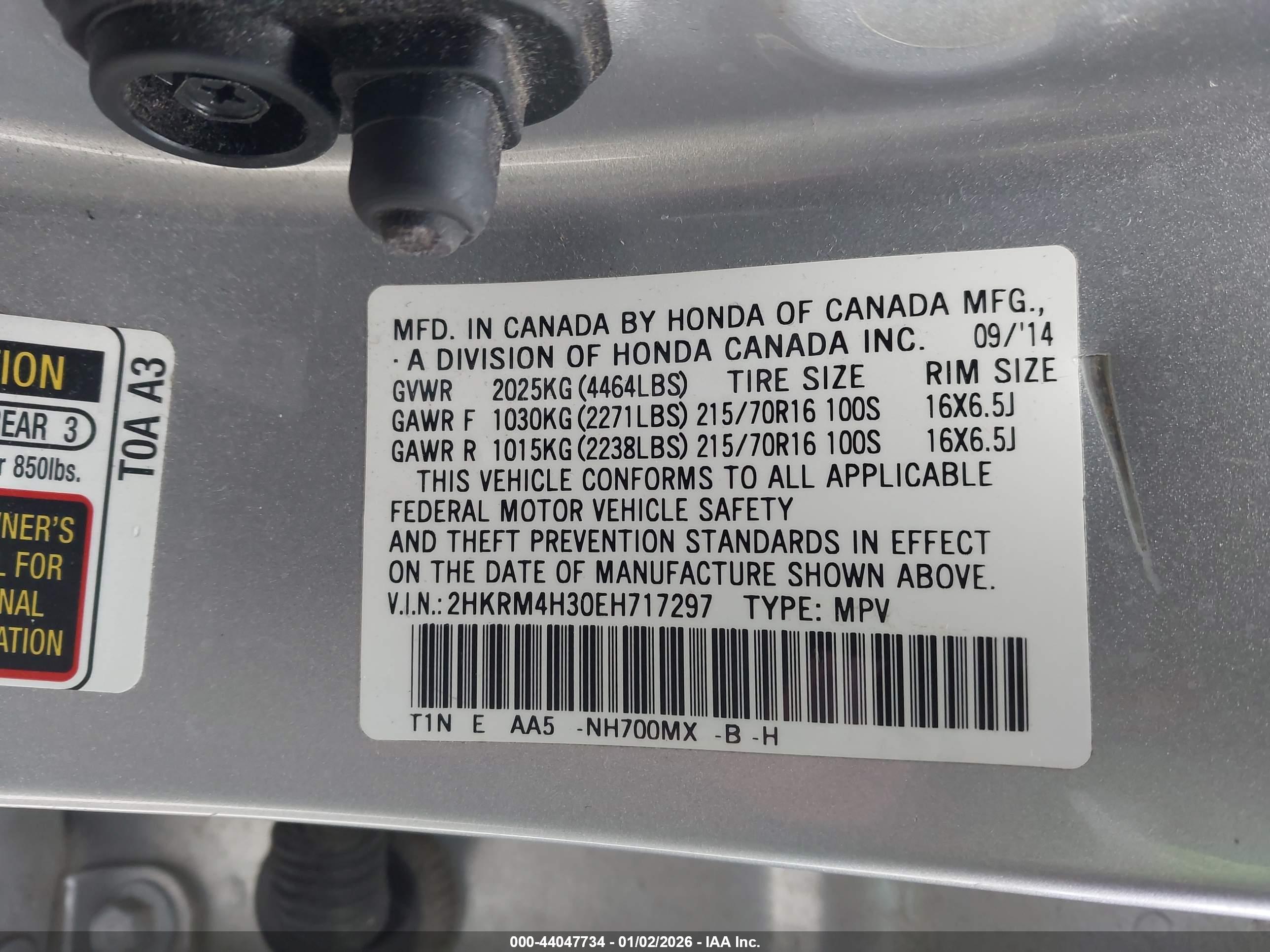 HONDA CR-V image 9