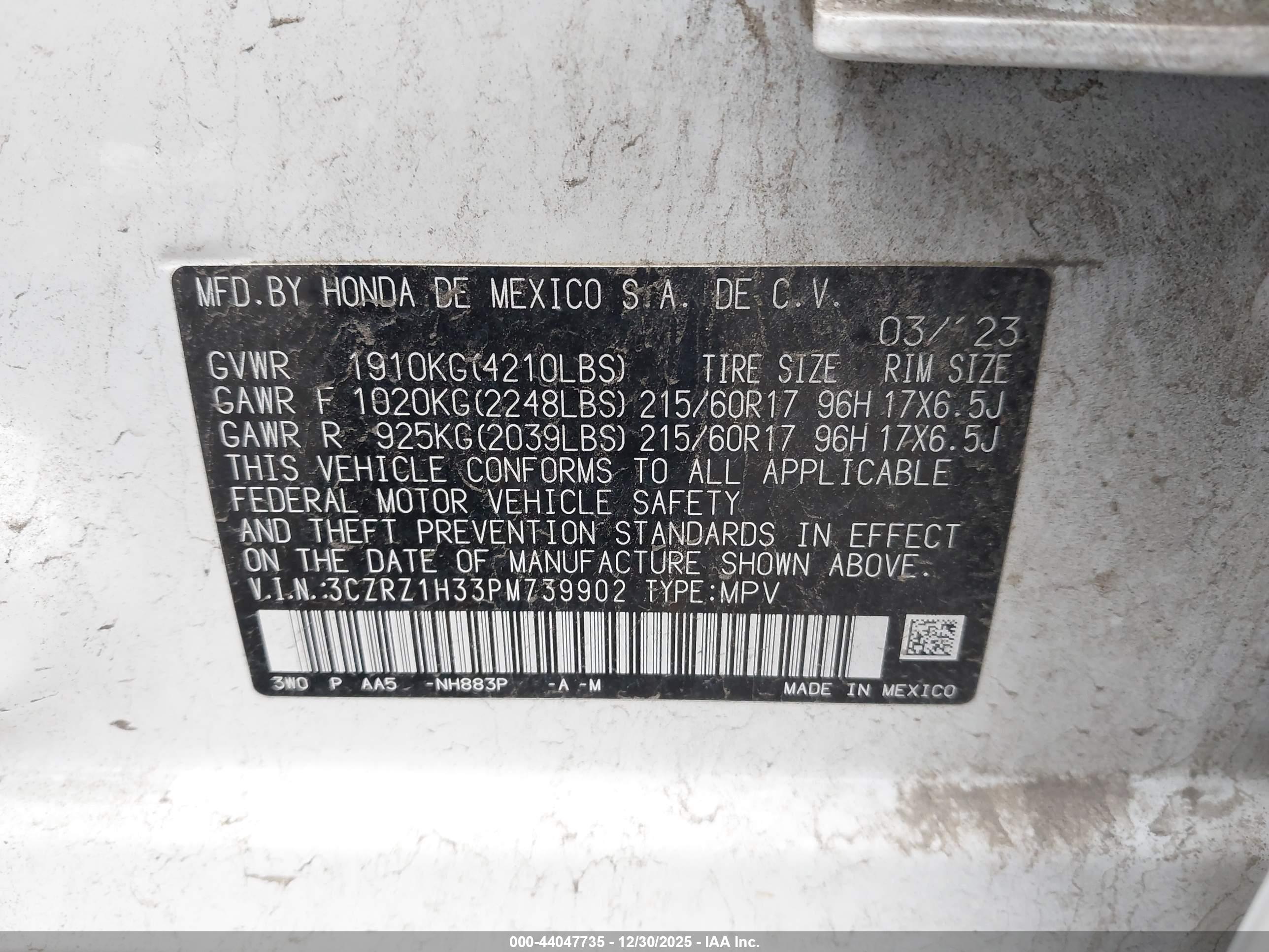 HONDA HR-V image 9