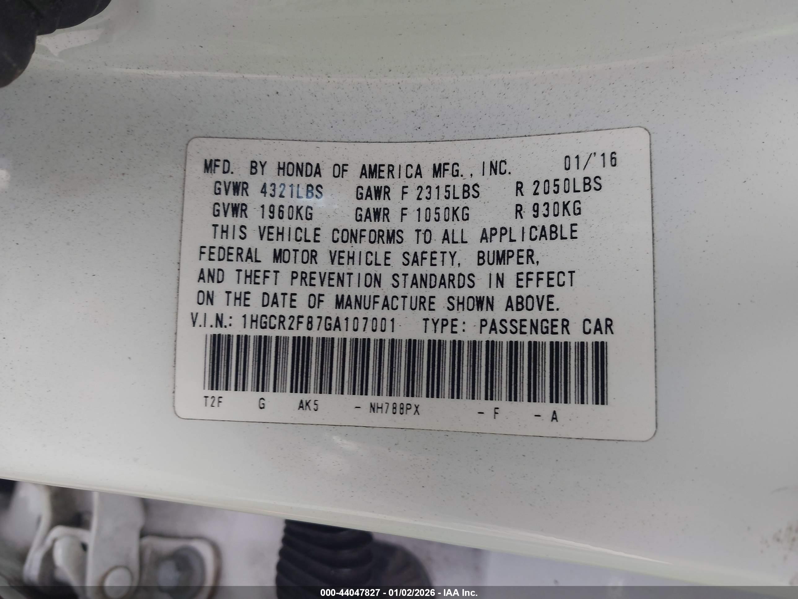 HONDA ACCORD image 9