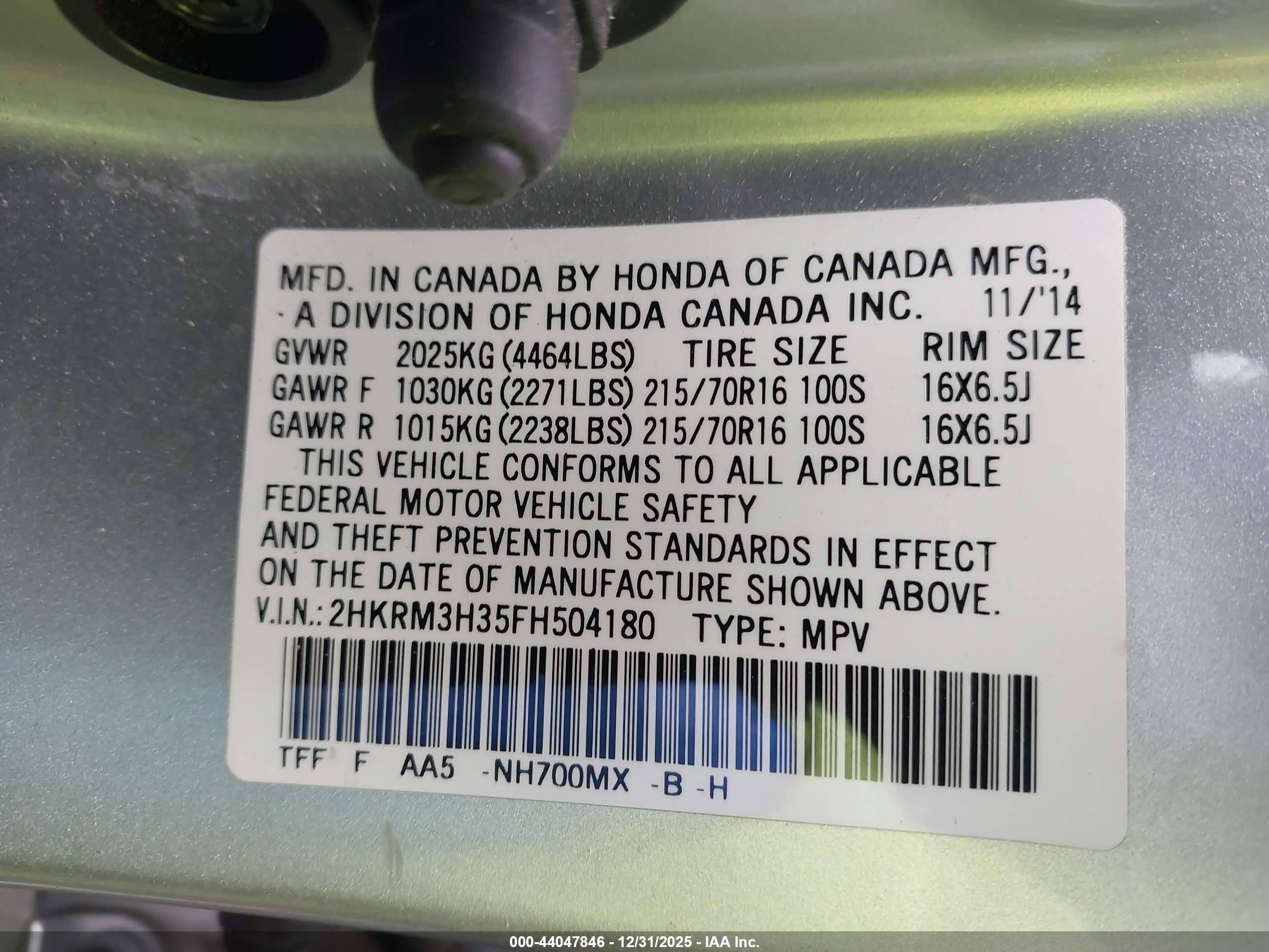 HONDA CR-V image 9