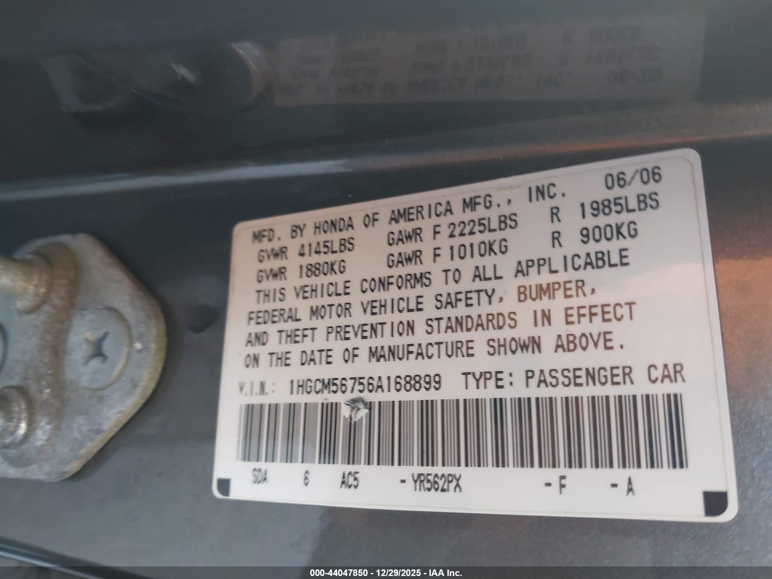 HONDA ACCORD image 9