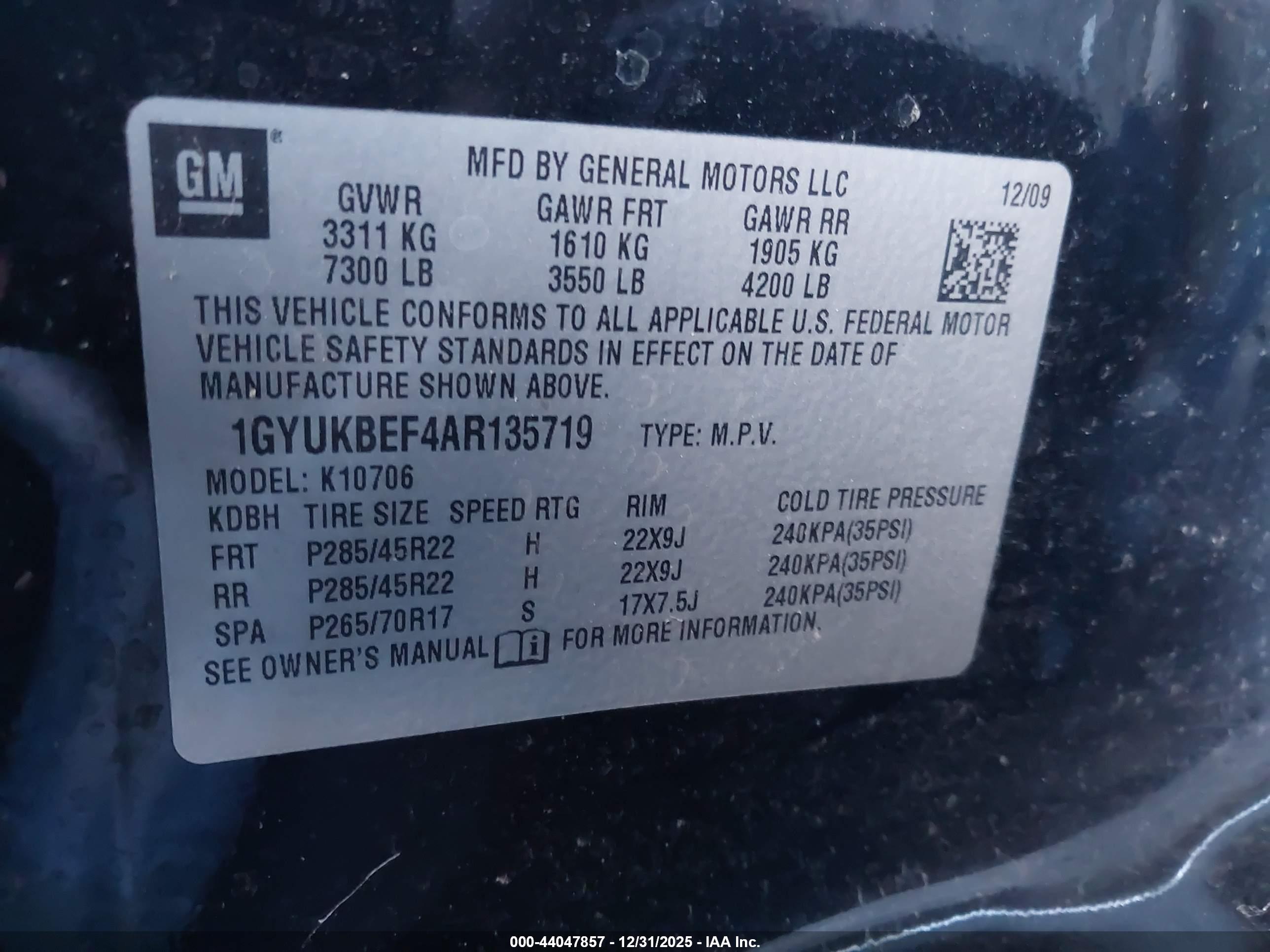 CADILLAC ESCALADE image 9