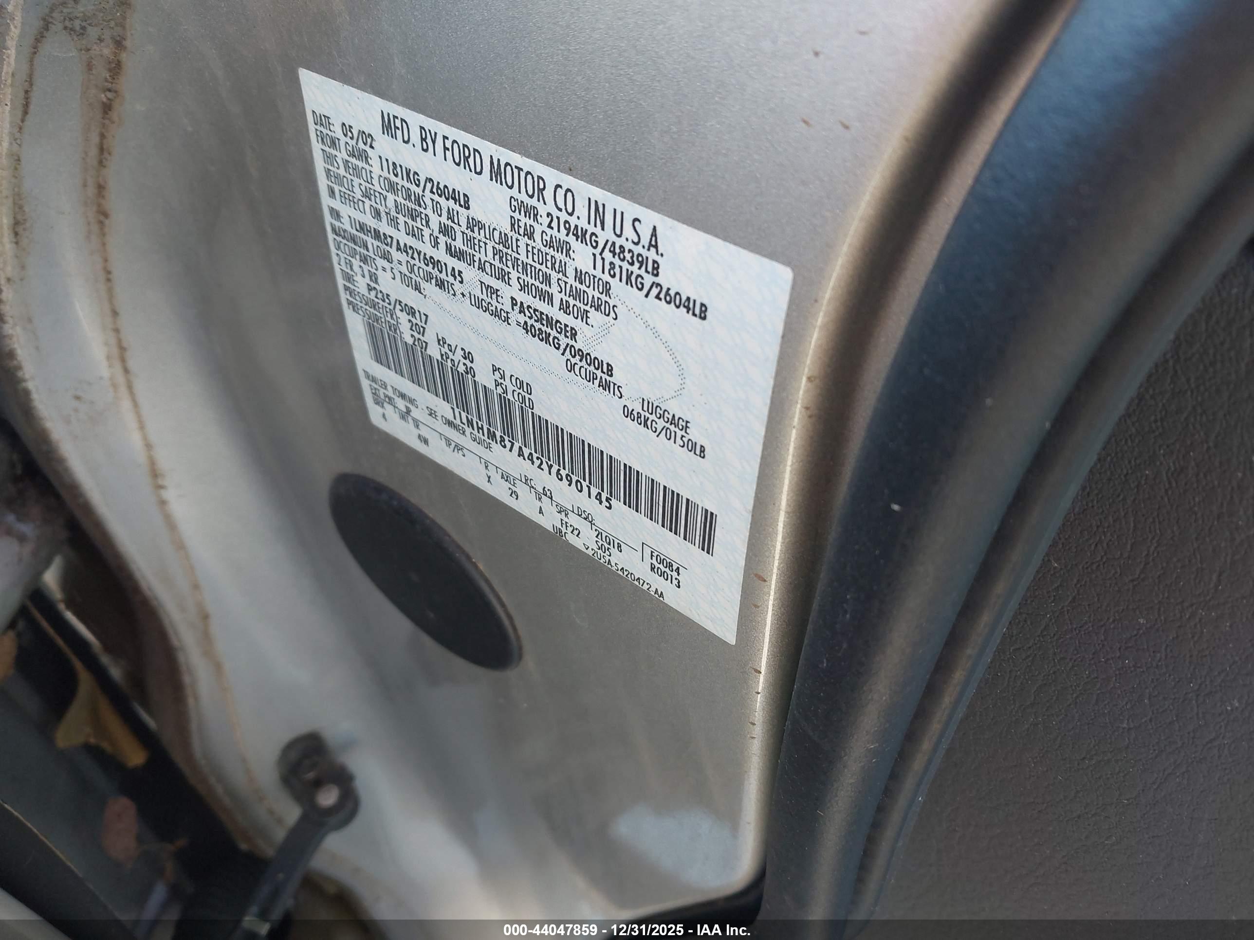 LINCOLN LS image 9