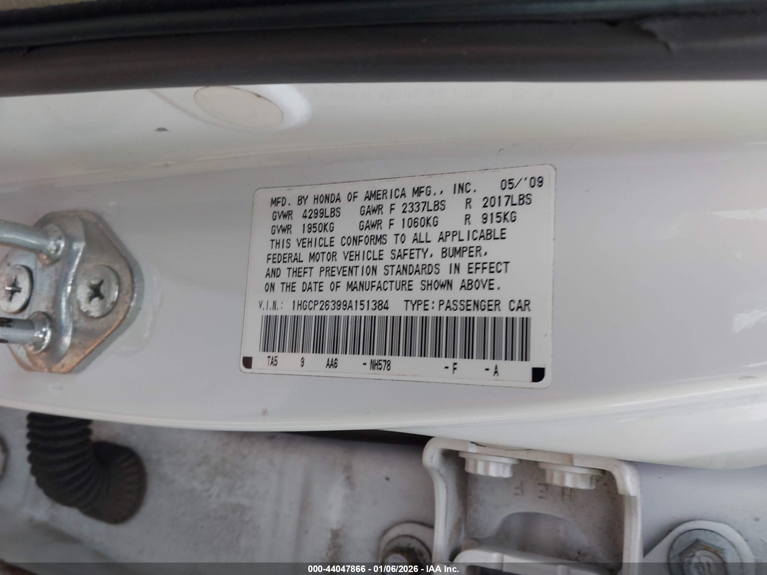 HONDA ACCORD image 9