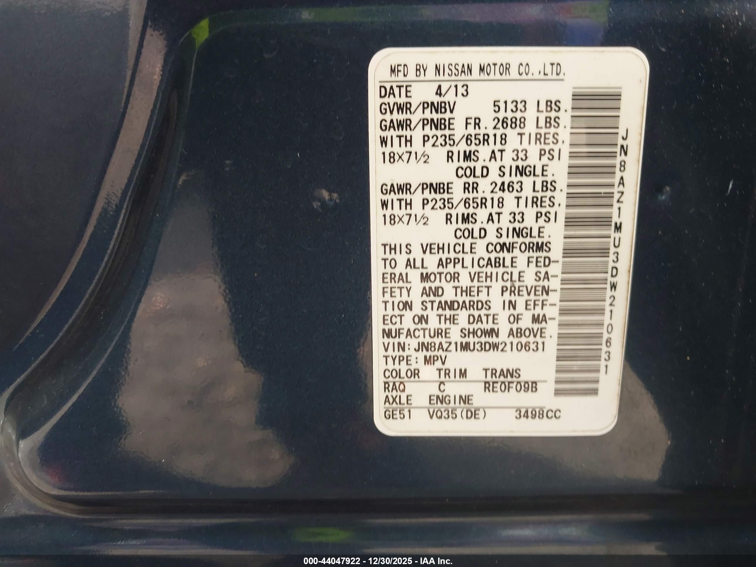 NISSAN MURANO image 9