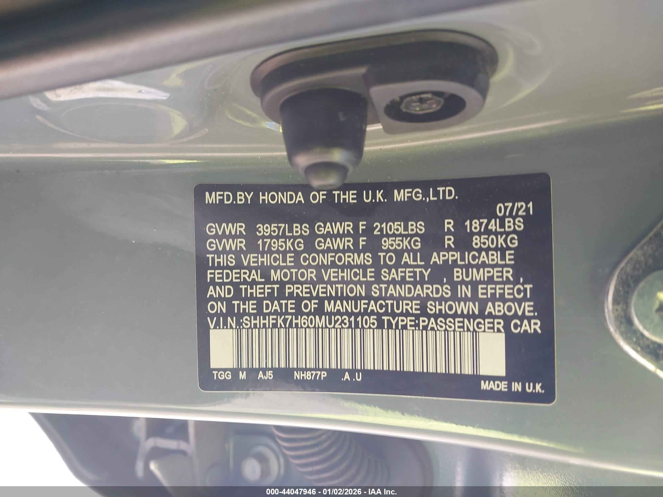 HONDA CIVIC image 9