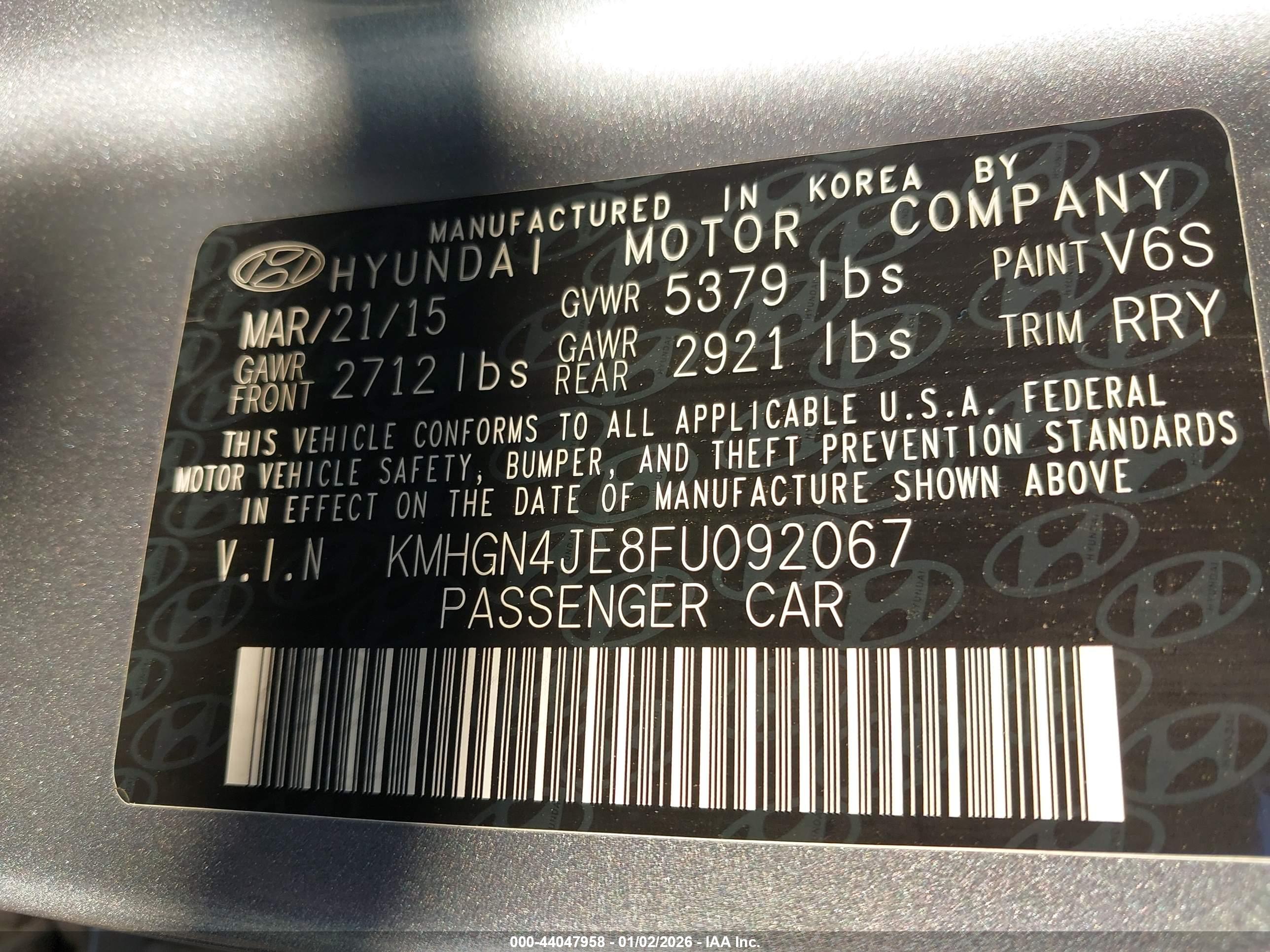 HYUNDAI GENESIS image 9