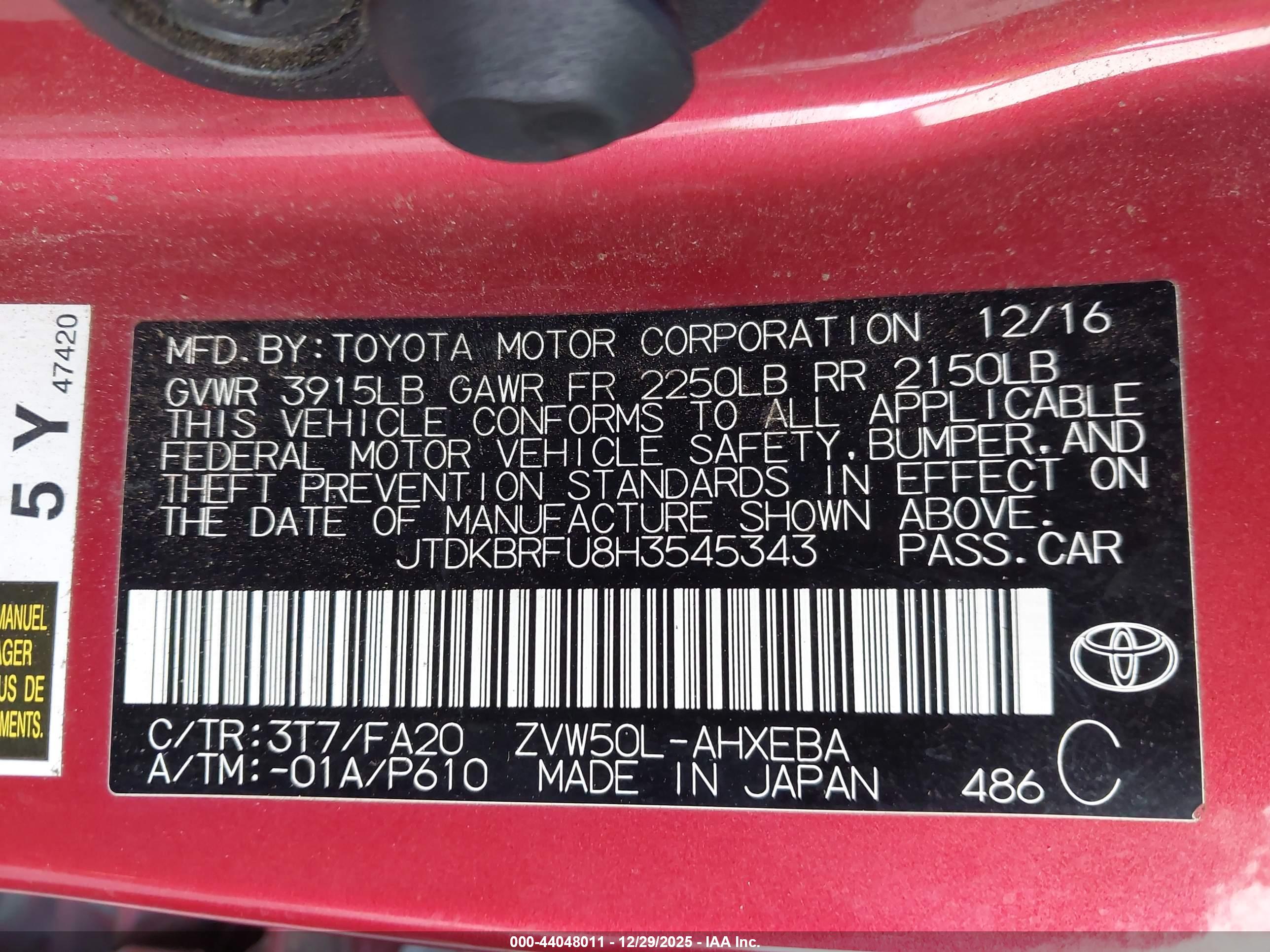 TOYOTA PRIUS image 9
