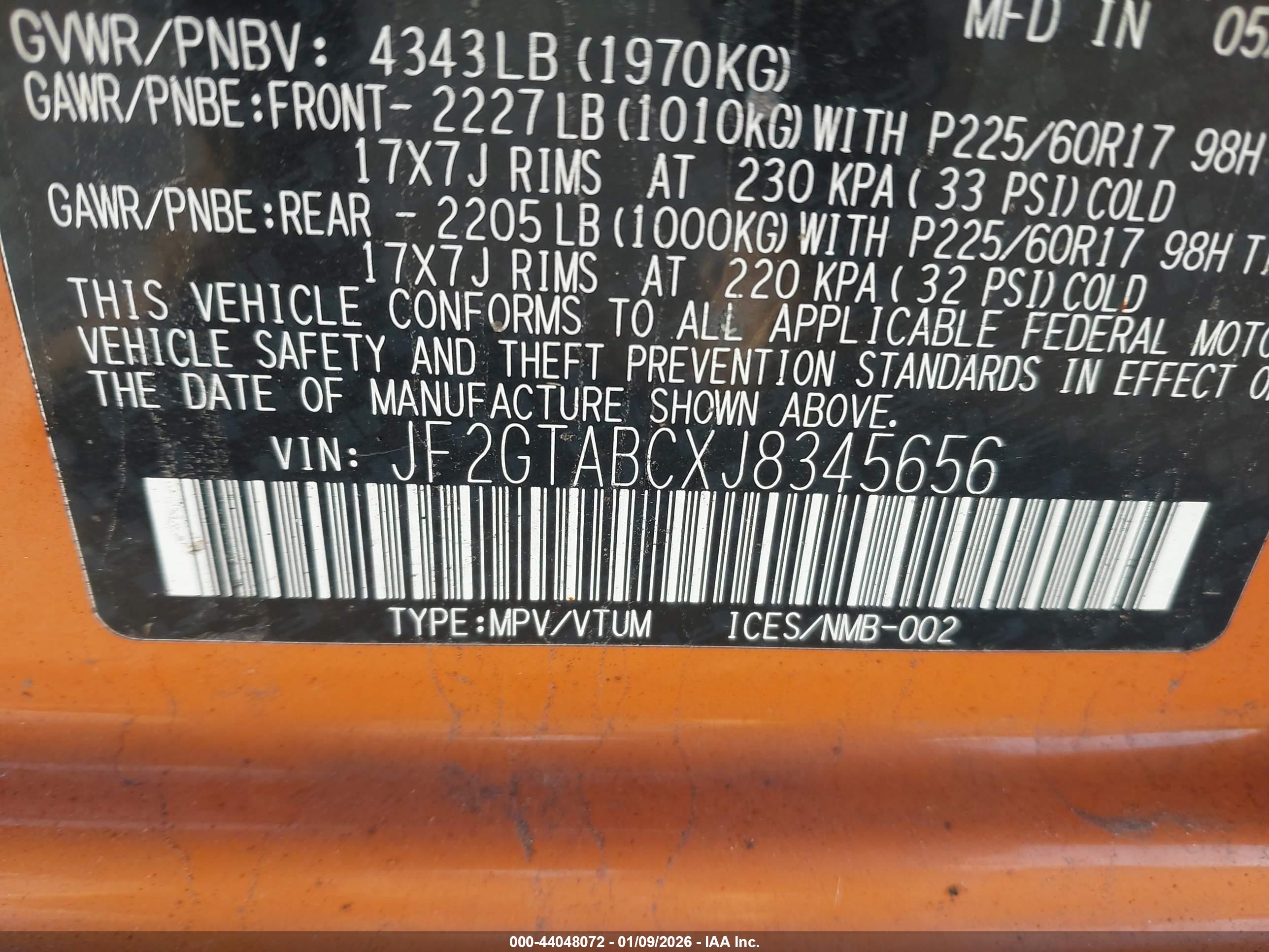 SUBARU CROSSTREK image 9