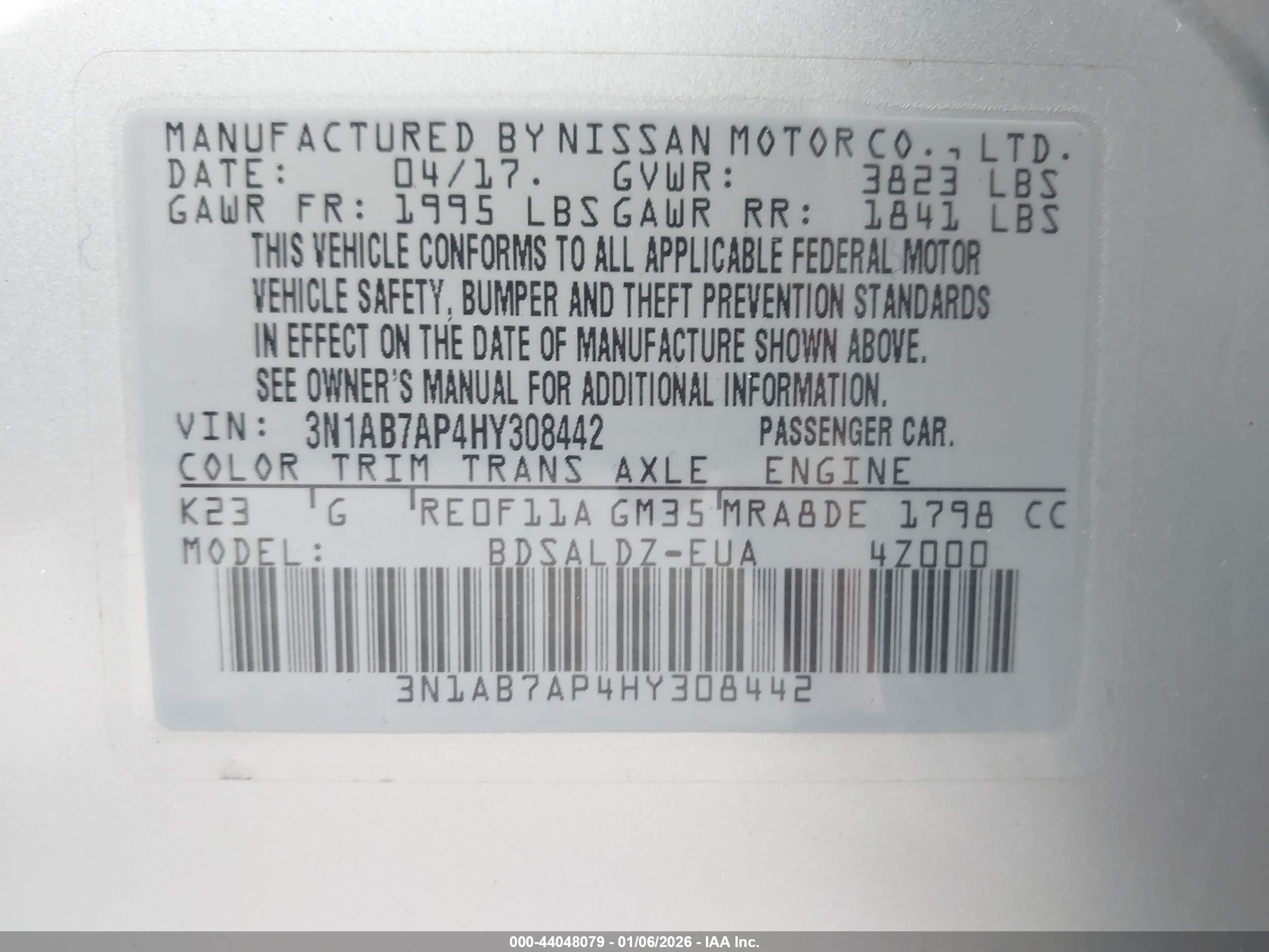 NISSAN SENTRA image 9
