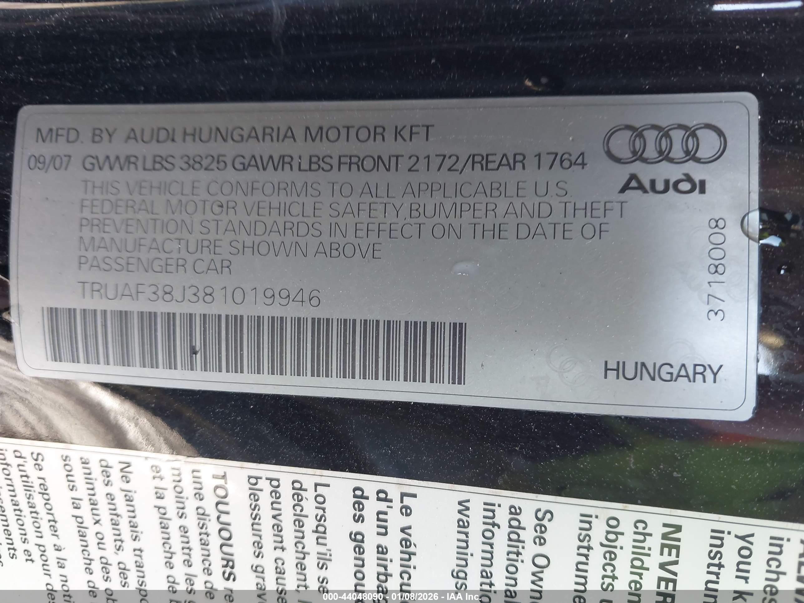 AUDI TT image 9