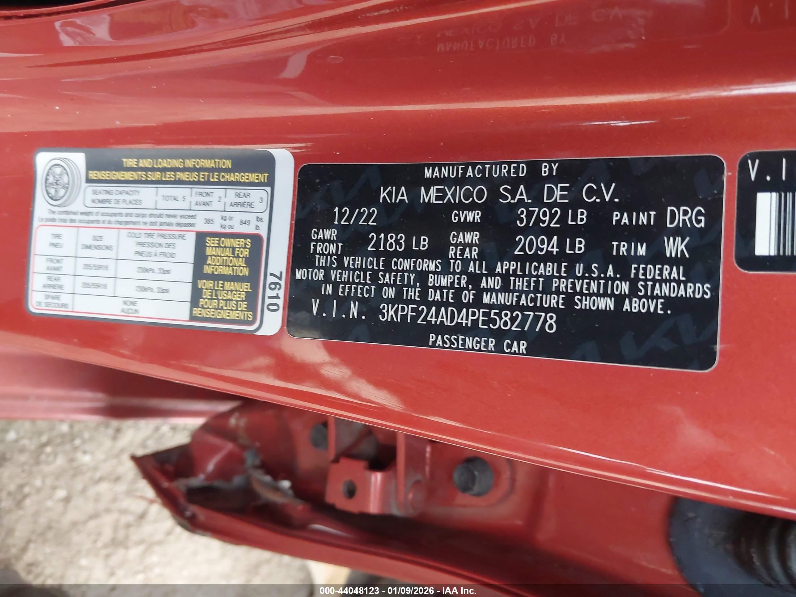 KIA FORTE image 9