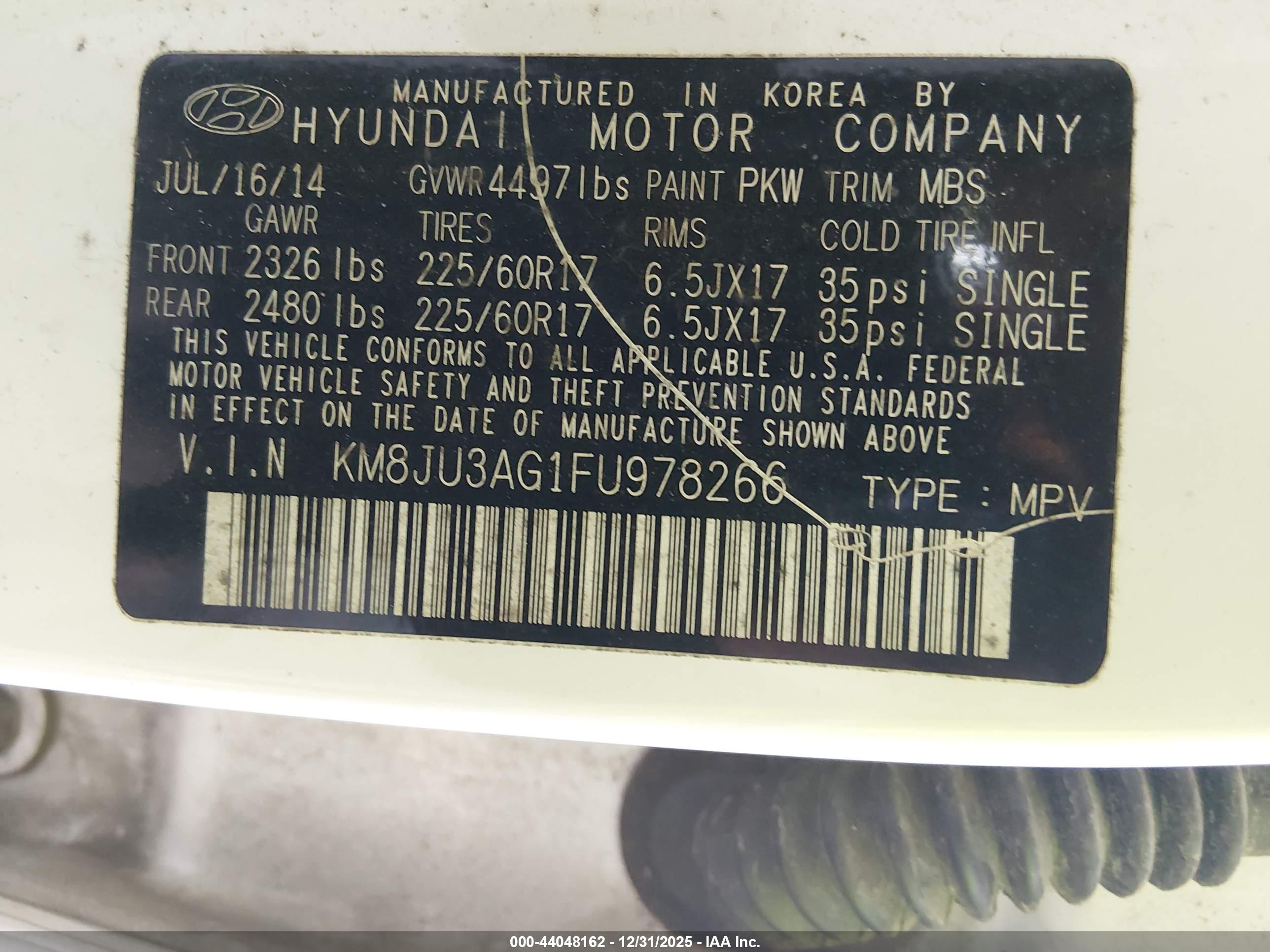 HYUNDAI TUCSON image 9